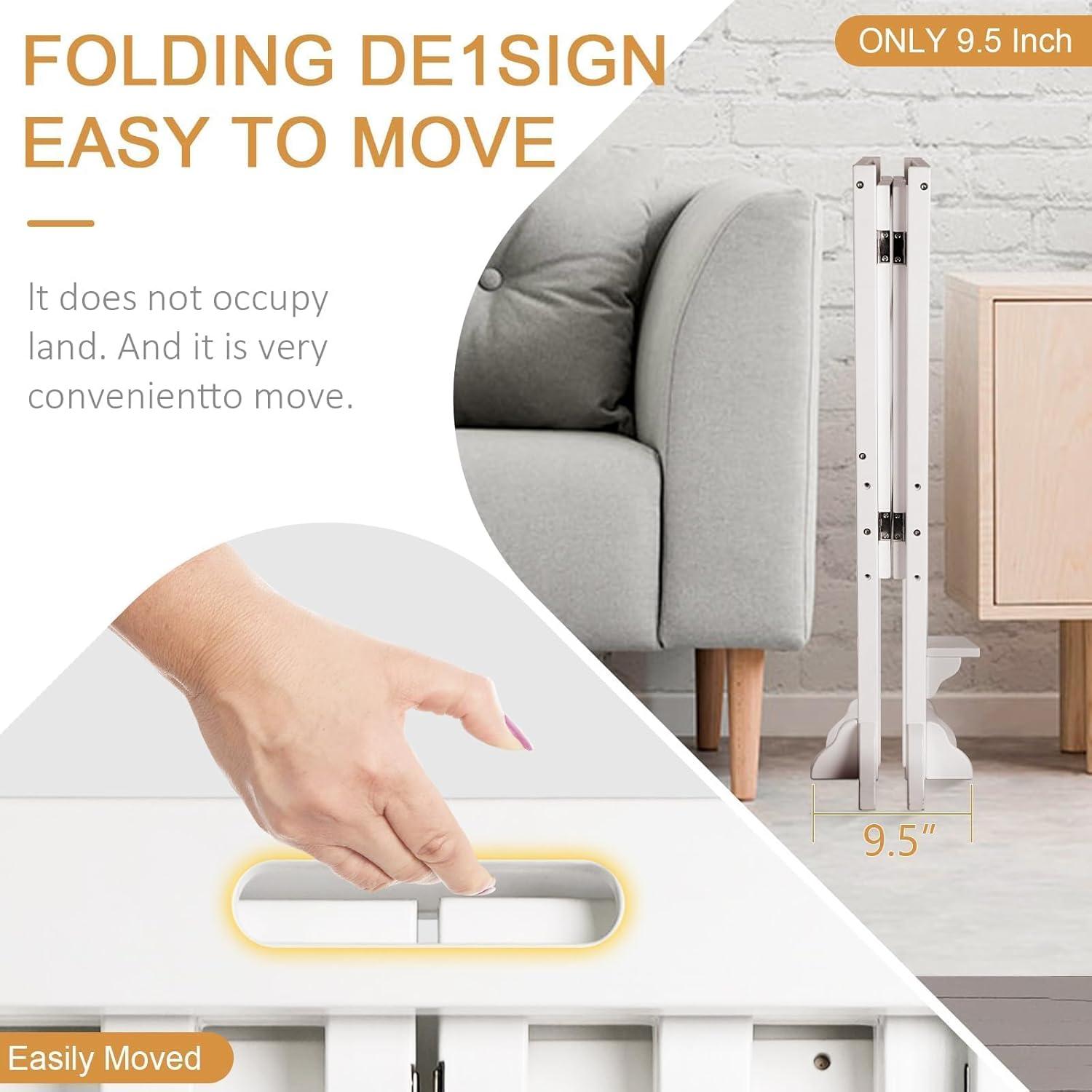 Torre de Aprendizaje Plegable WOOD CITY - Madera de Pino, Blanco