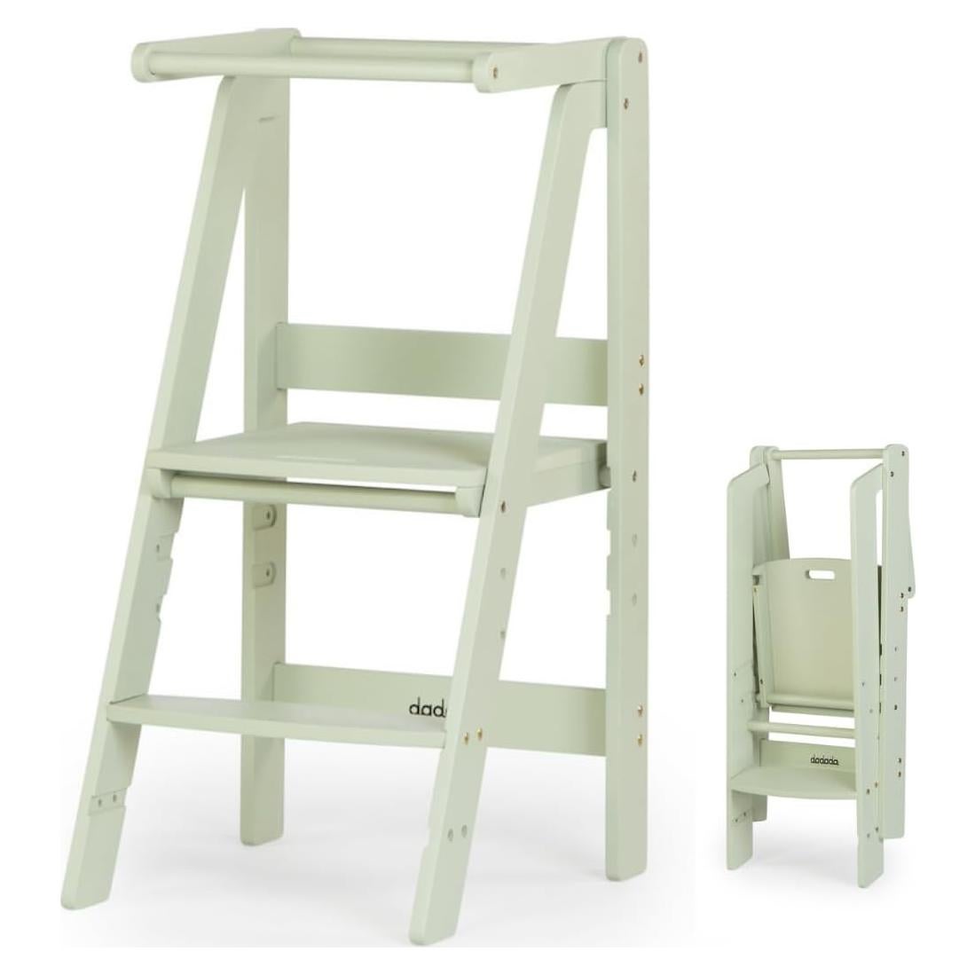 Torre Montessori Plegable Dadada Verde Salvia para Niños