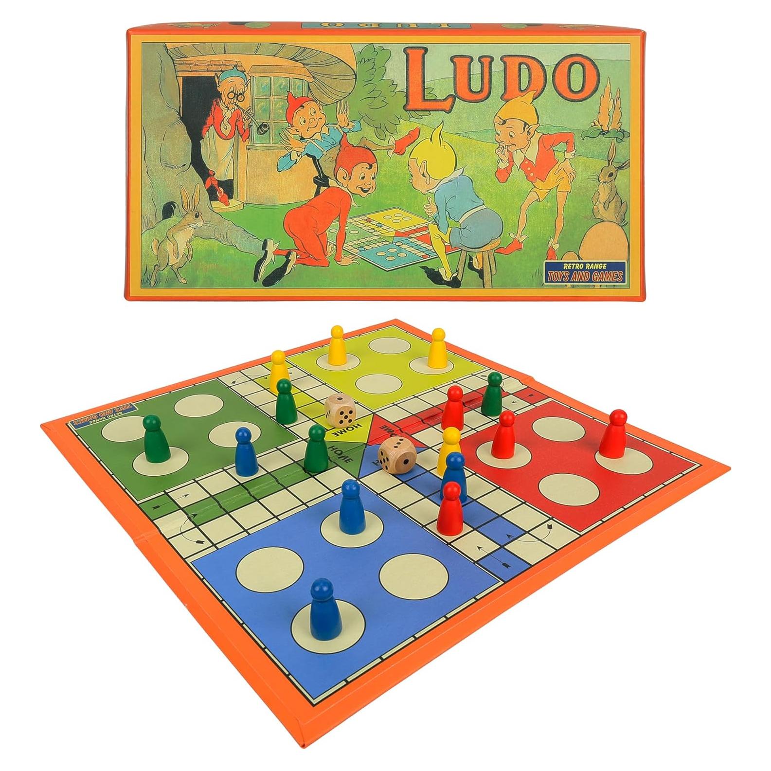 Juego de Mesa Ludo Plegable Yurozac - 16 Fichas y 2 Dados