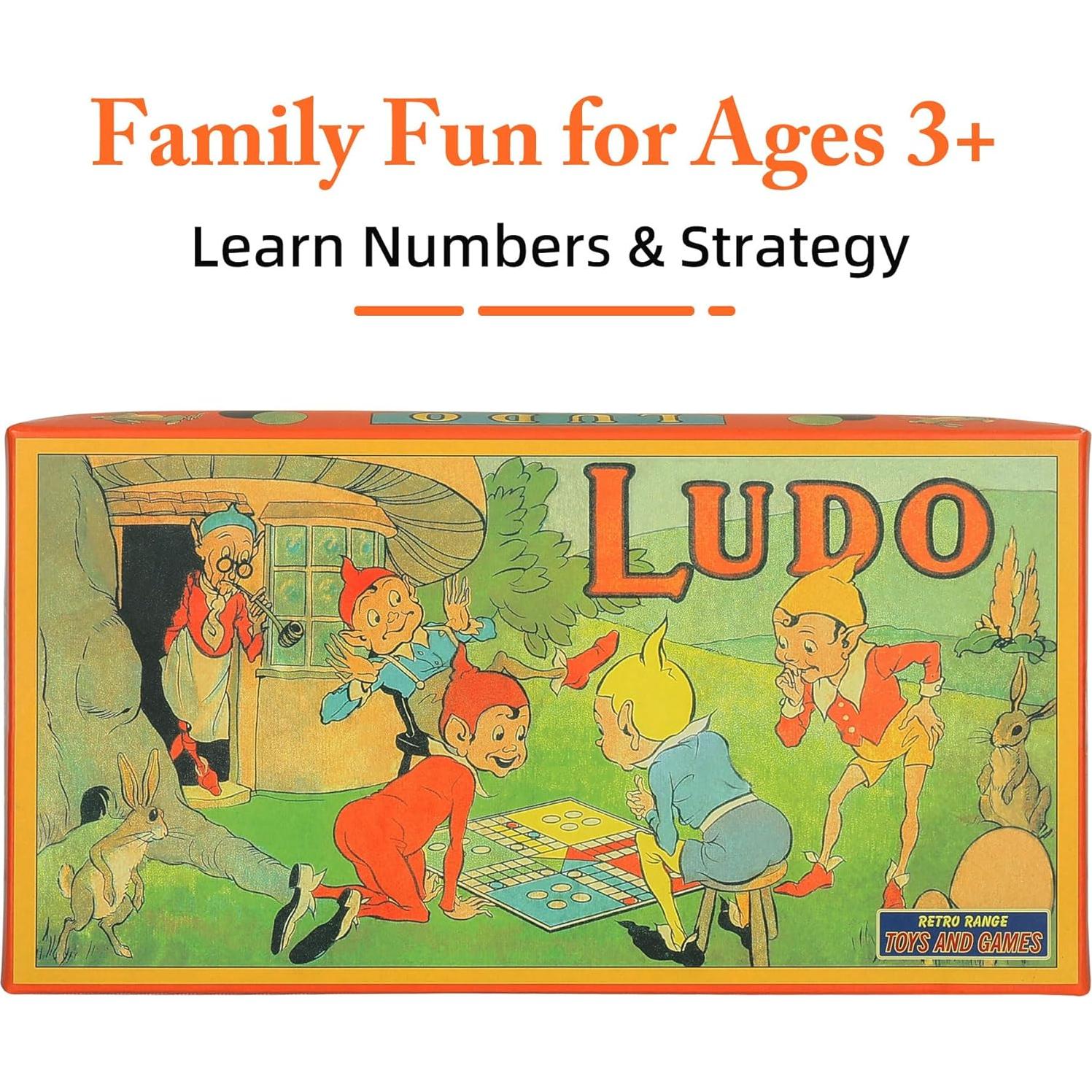 Juego de Mesa Ludo Plegable Yurozac - 16 Fichas y 2 Dados