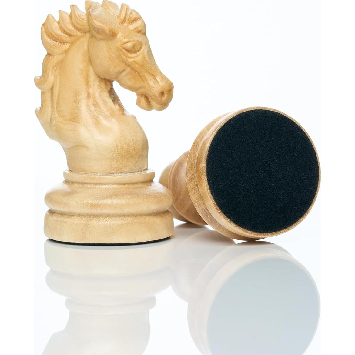 Piezas de Ajedrez de Madera Handicraftviet - 34 Piezas, 1.2 kg