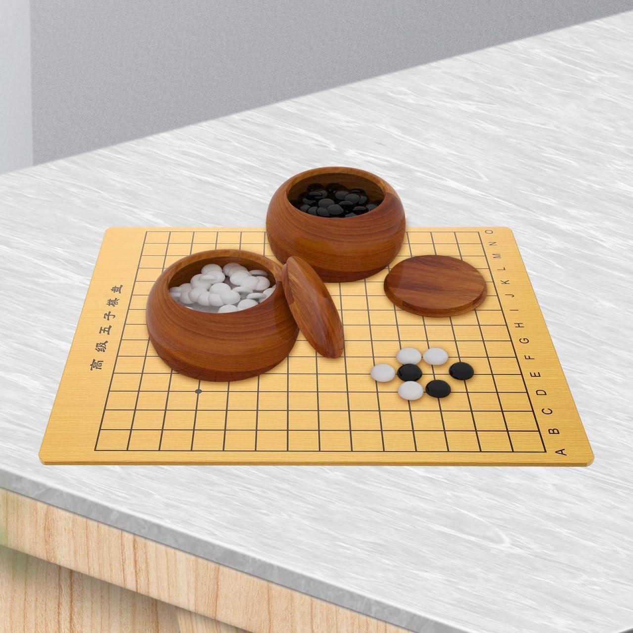 Tablero de Ajedrez Chino Doble Cara de Madera 38.5x31 cm