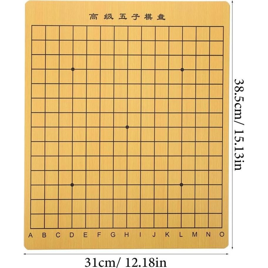 Tablero de Ajedrez Chino Doble Cara de Madera 38.5x31 cm