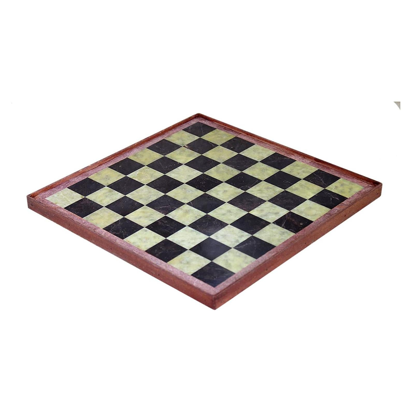Tablero de Ajedrez de Piedra StonKraft 30.48 cm Hecho a Mano