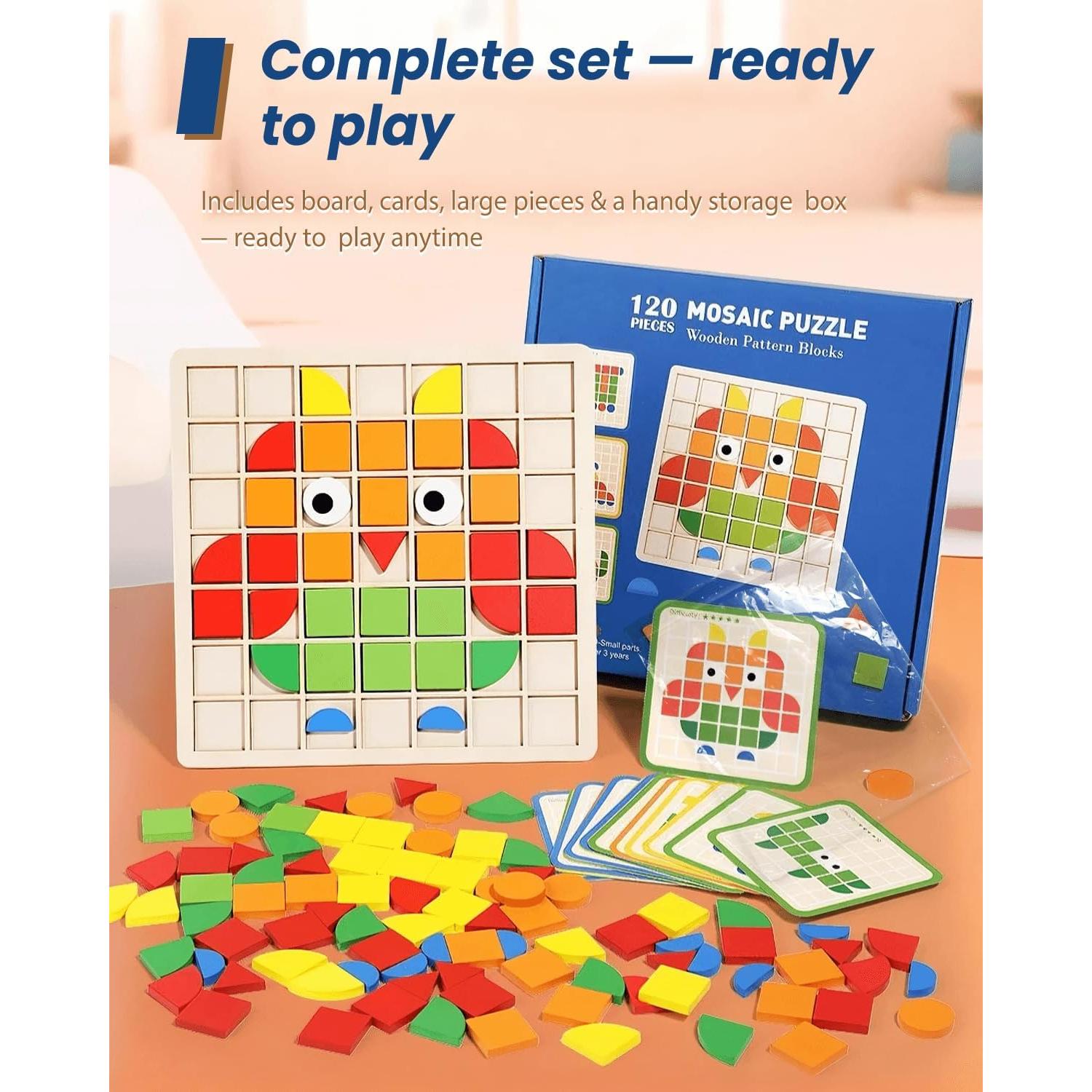 Rompecabezas de Madera ECROUATY para Demencia - Terapia Cognitiva