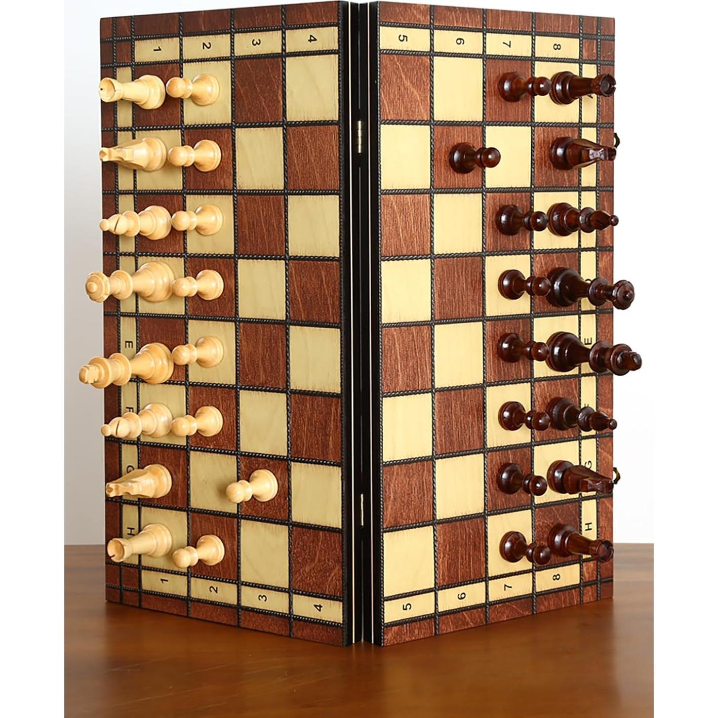 Juego de Ajedrez de Madera Deluxe 43 cm - Strategyify