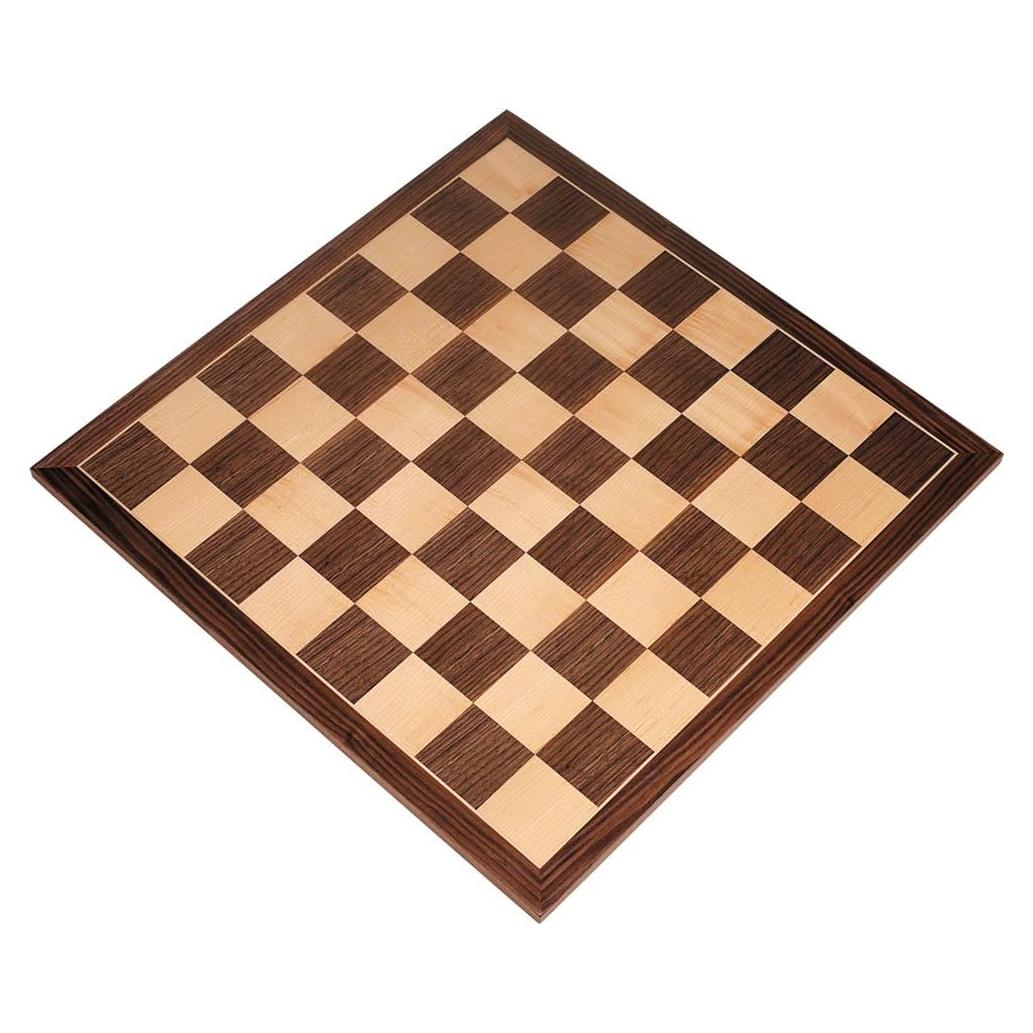 Tablero de Ajedrez Extra Grande Apollo 50.8 cm Madera Nogal