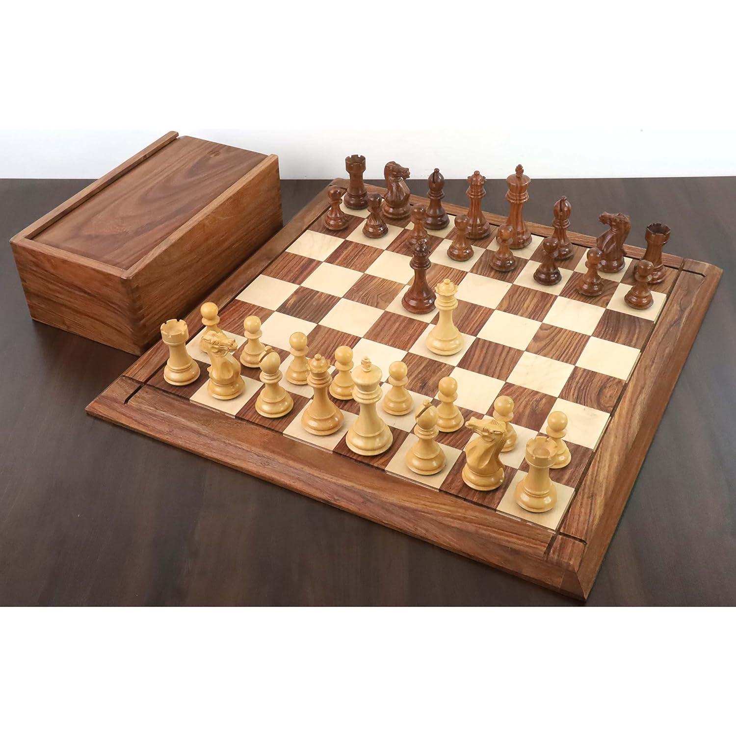 Juego de Ajedrez Profesional Staunton Royal Chess Mall 34 Piezas
