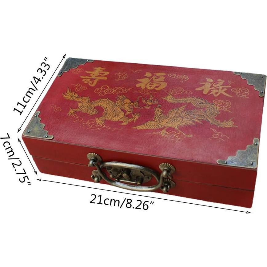 Juego de Ajedrez Chino Vintage BlingGlow 32 Piezas Resina