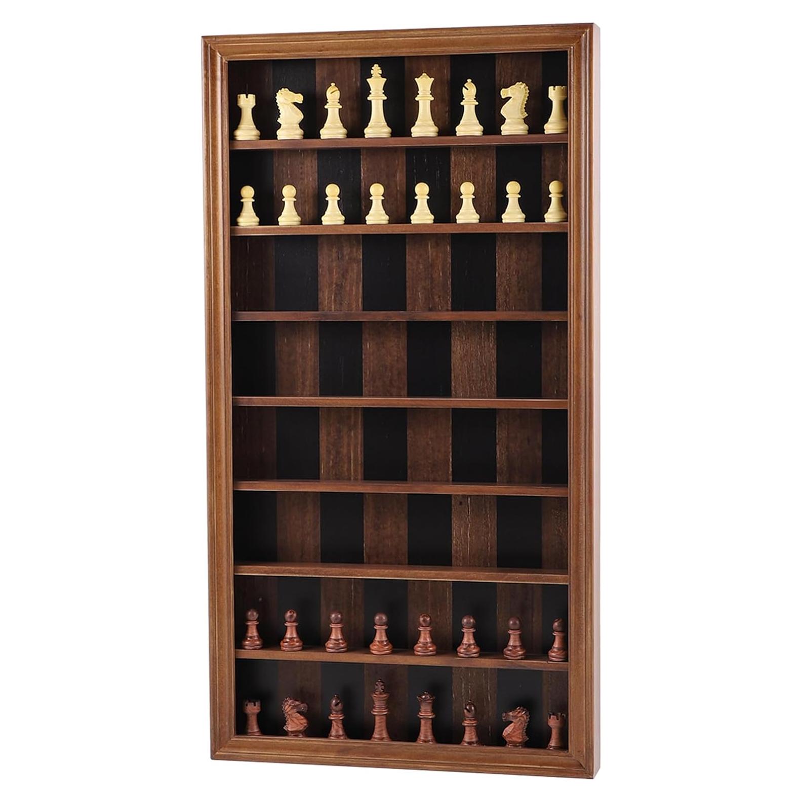 Juego de Ajedrez de Pared de Madera Grhonior 72.4x39.1 cm