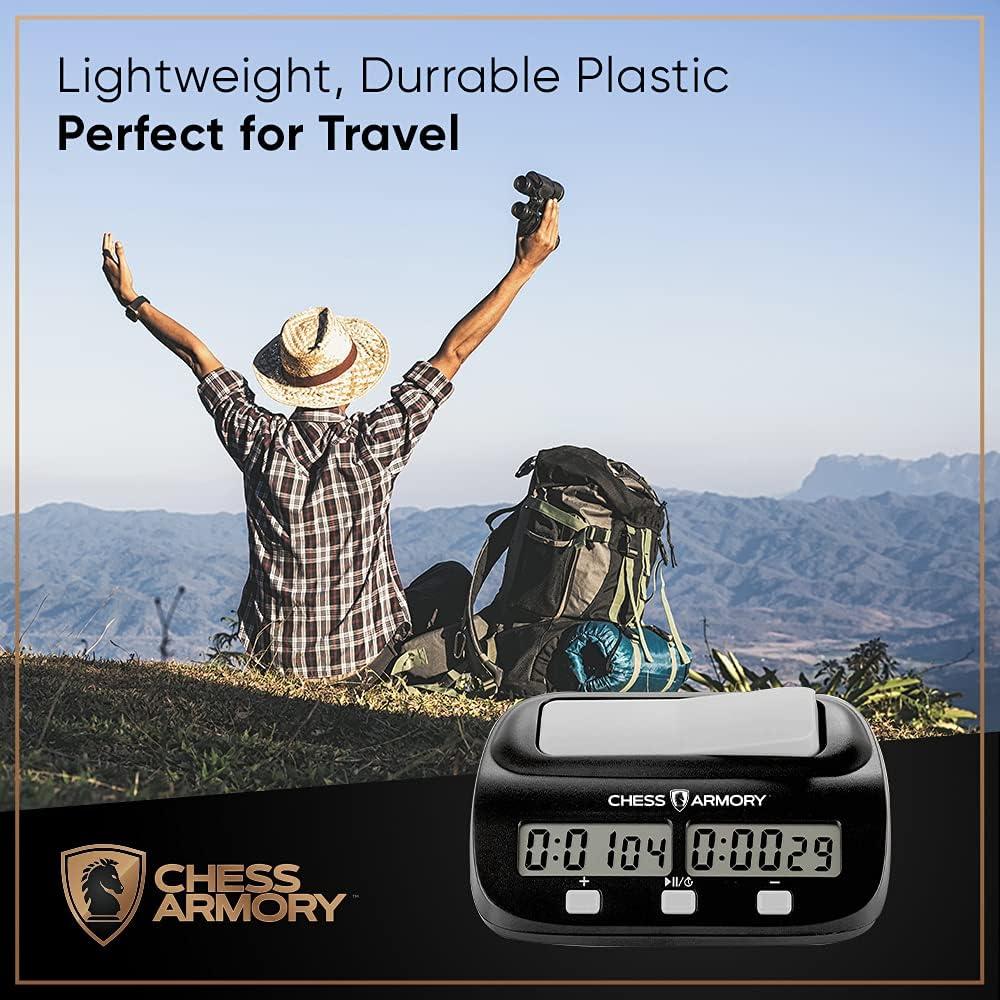 Conjunto de Ajedrez Magnético de Madera 38 cm Chess Armory