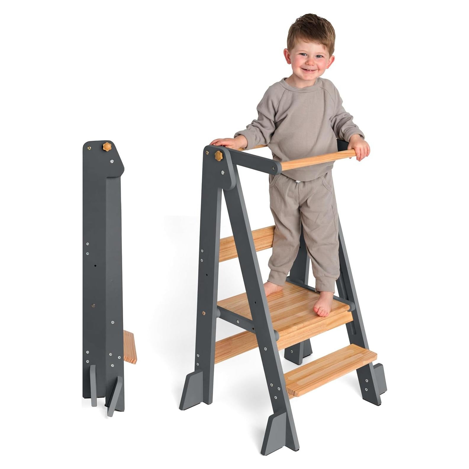 Torre Plegable Ajustable Ocodile para Niños - Escalón Antideslizante