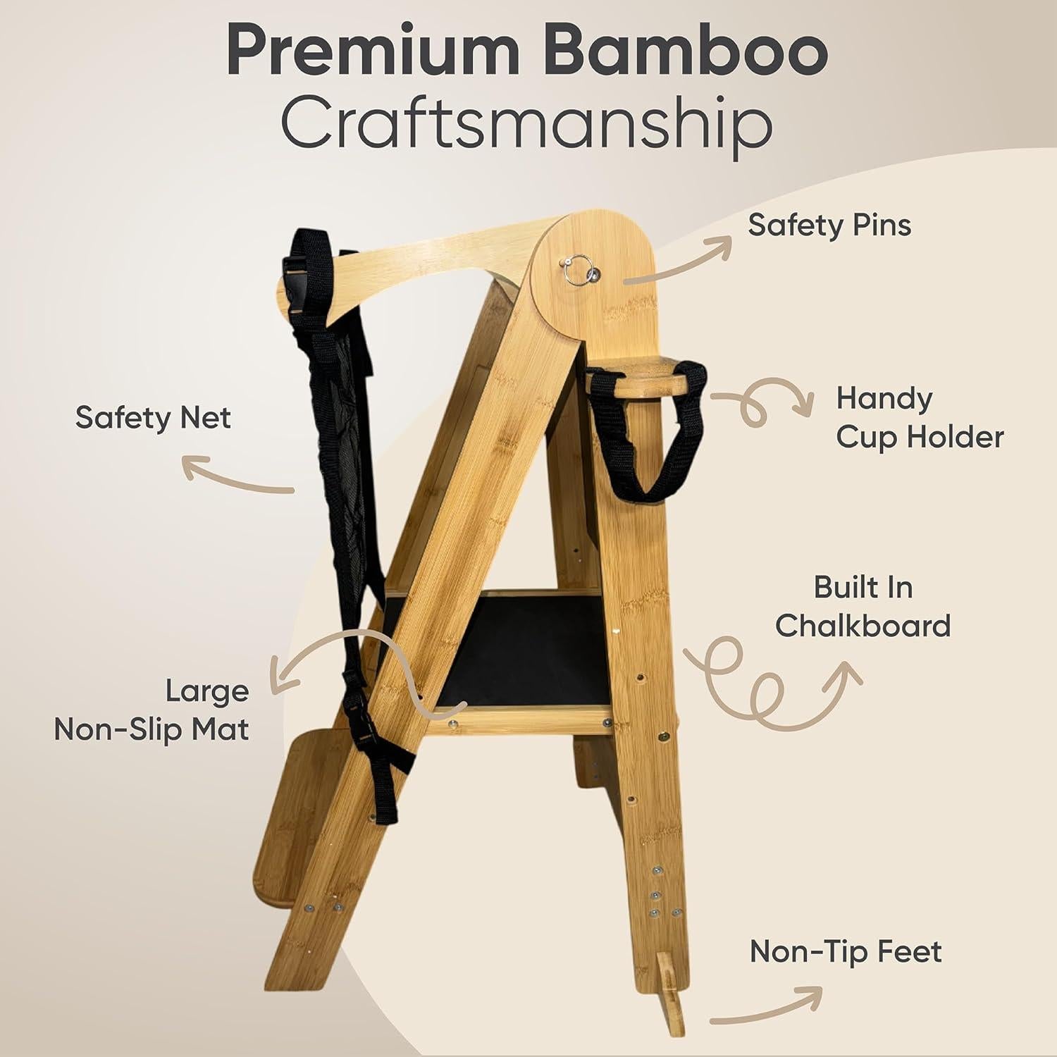 Torre Plegable para Niños SK Designs - Aprendizaje Seguro en Cocina