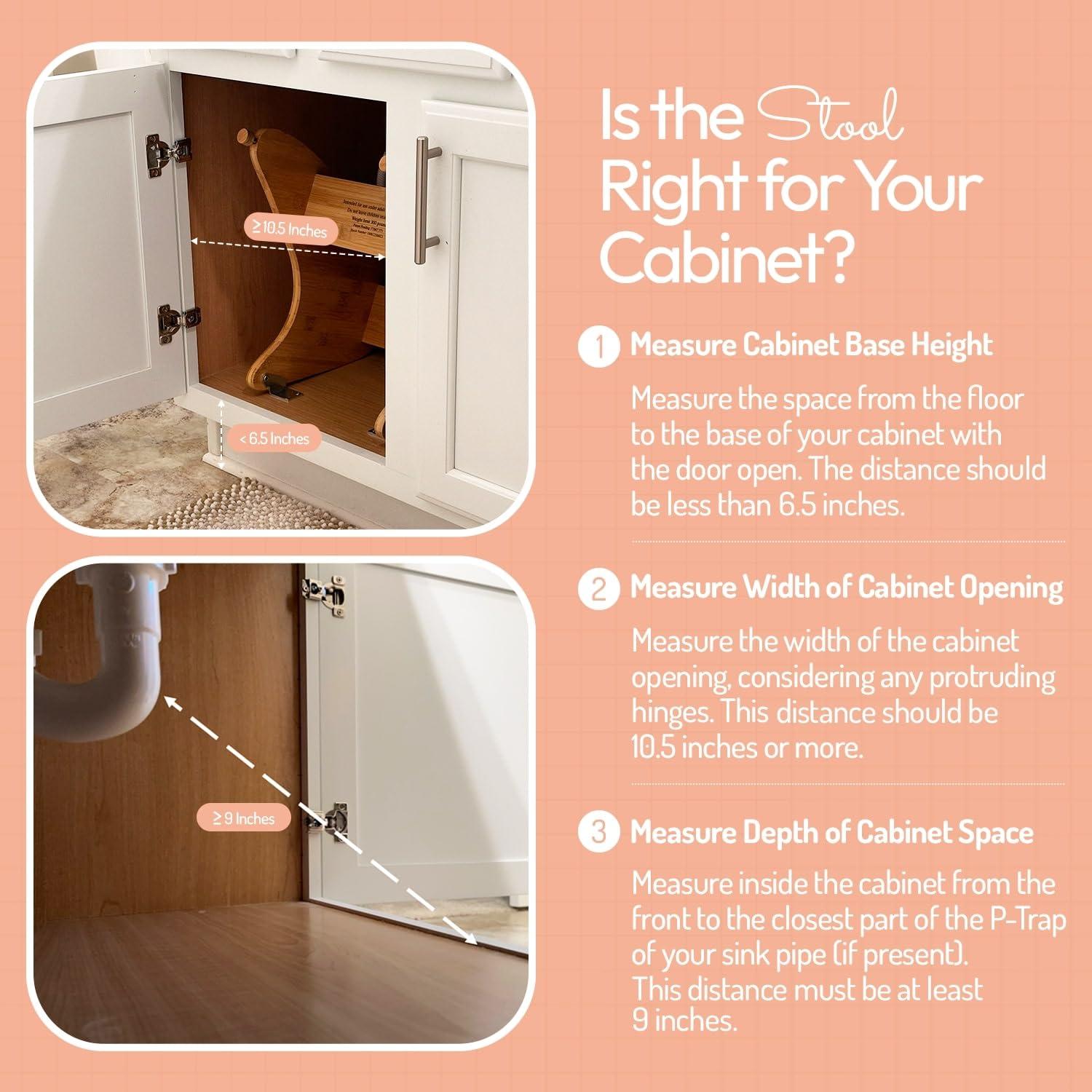 Taburete Plegable Hidden Helper para Niños de Madera 2 Pasos