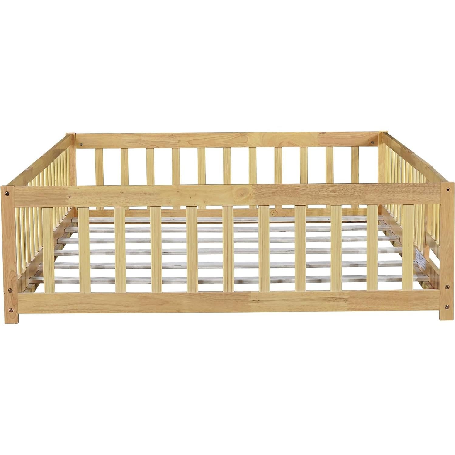 Cama de Piso Completo Bellemave con Barandillas y Puerta