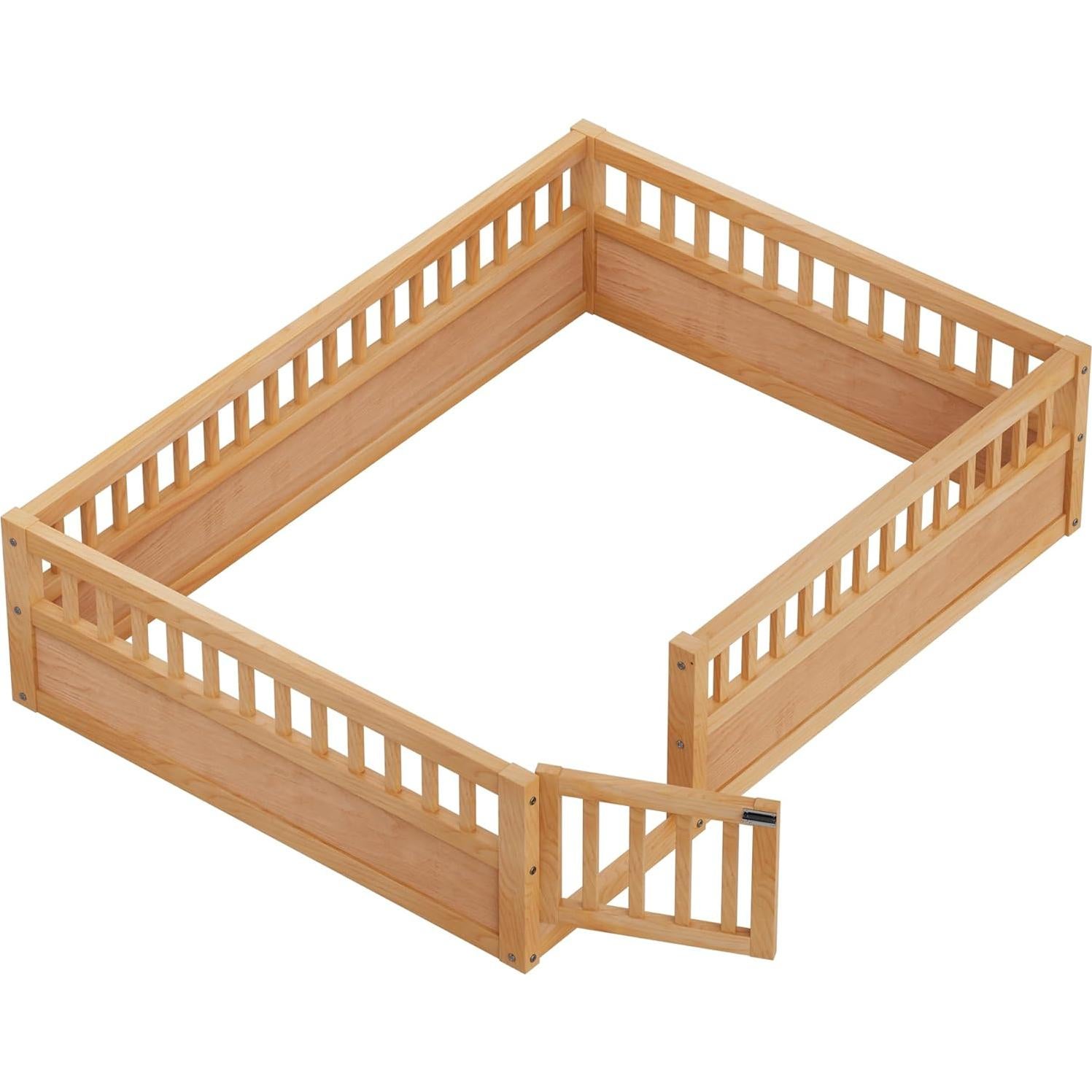 Cama de Piso Completo PVWIIK con Cerca y Puerta Natural