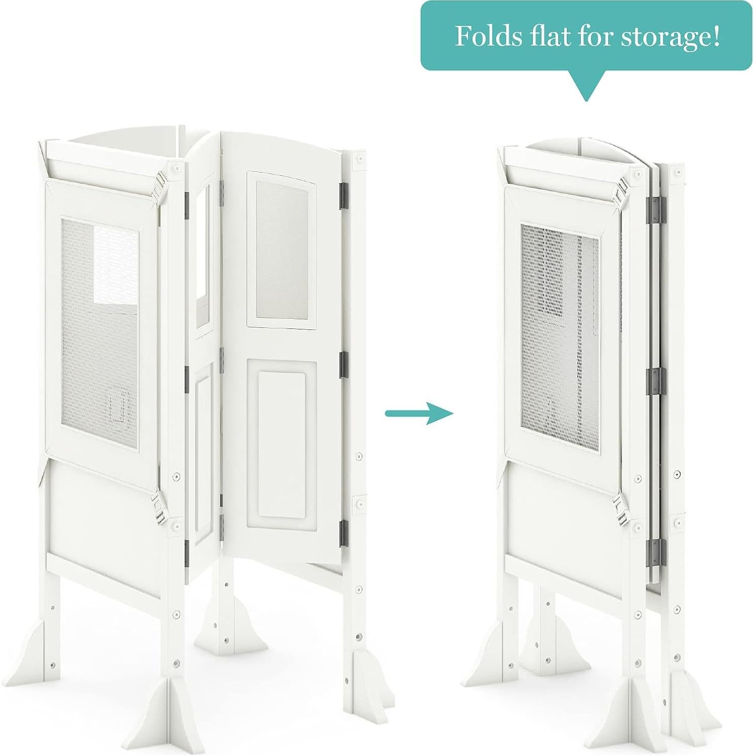 Torre de Ayuda en la Cocina Martha Stewart - Plegable y Ajustable