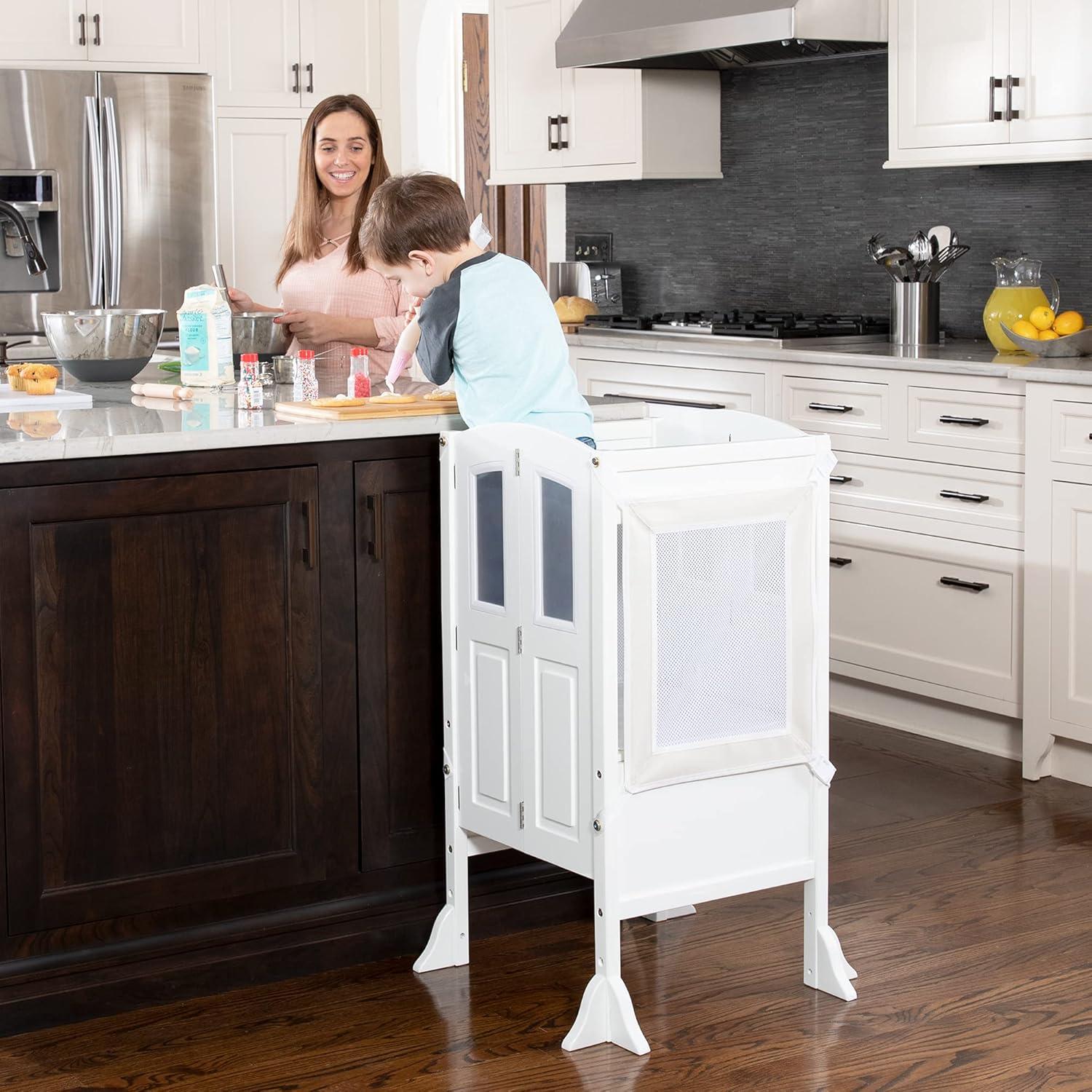 Torre de Ayuda en la Cocina Martha Stewart - Plegable y Ajustable