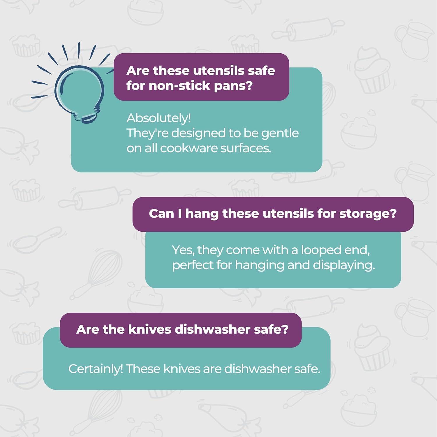 Juego de Utensilios de Cocina Tovla Jr. 4 Piezas para Niños