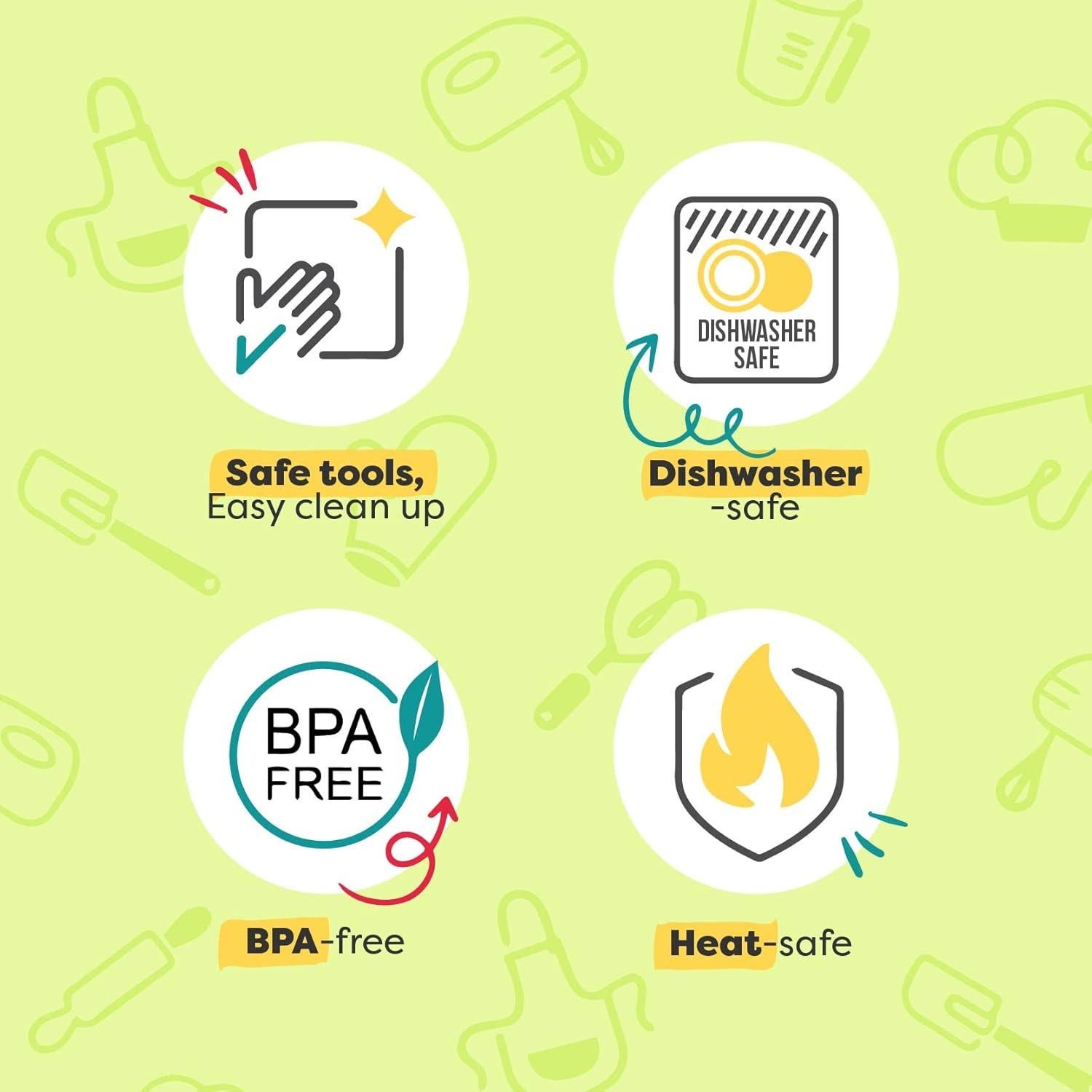 Juego de Cuchillos de Plástico para Niños Baketivity 25.4 cm