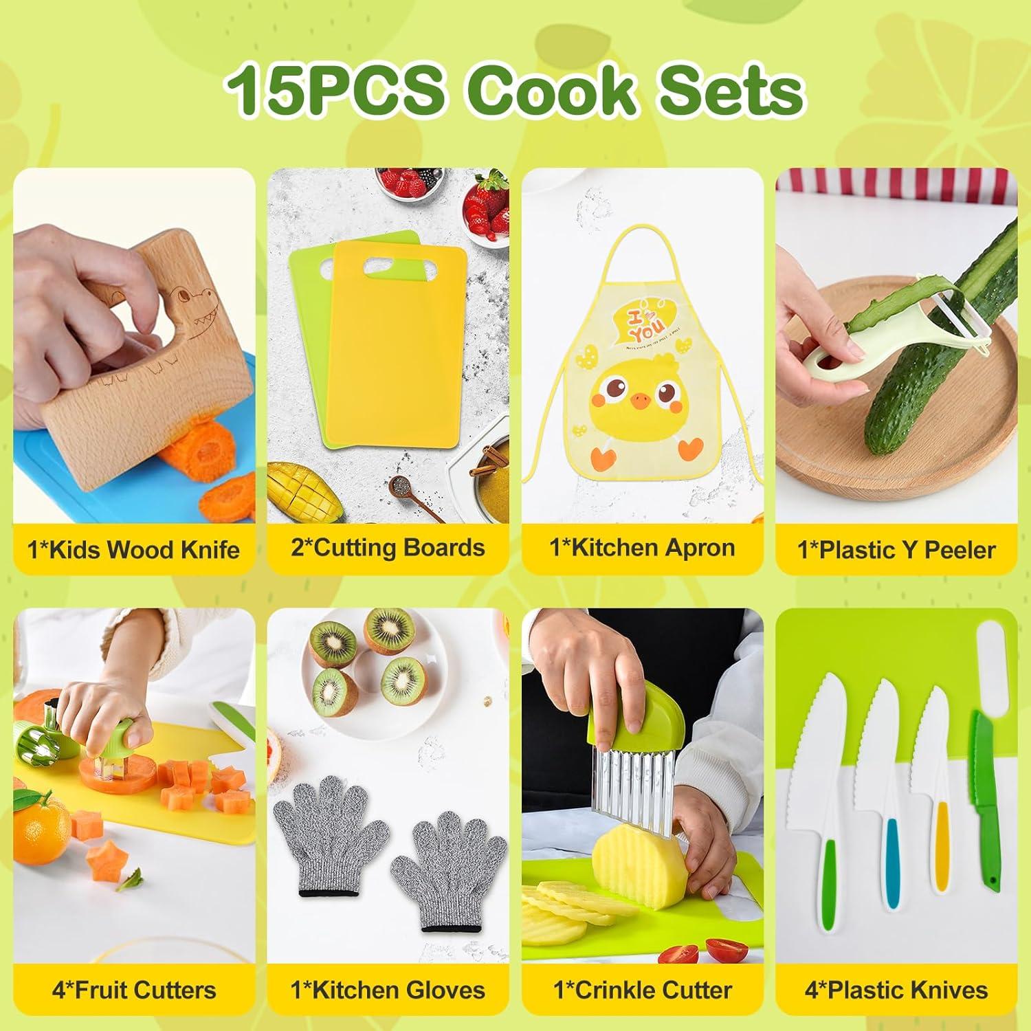 Set de Cocina Infantil Wentity - 15 Piezas Seguras para Niños