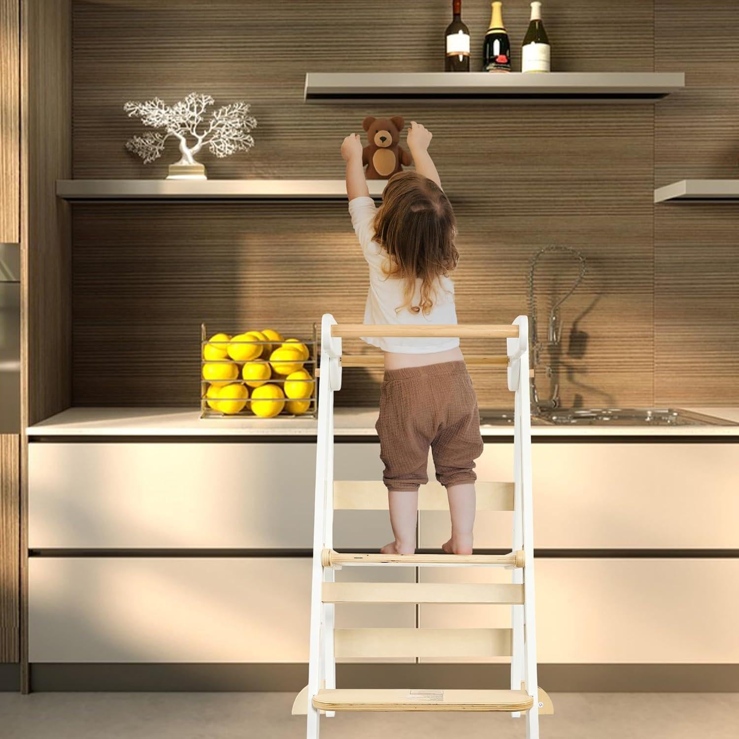 Torre de Aprendizaje Plegable TDKDHoming para Niños 1.5-6 años