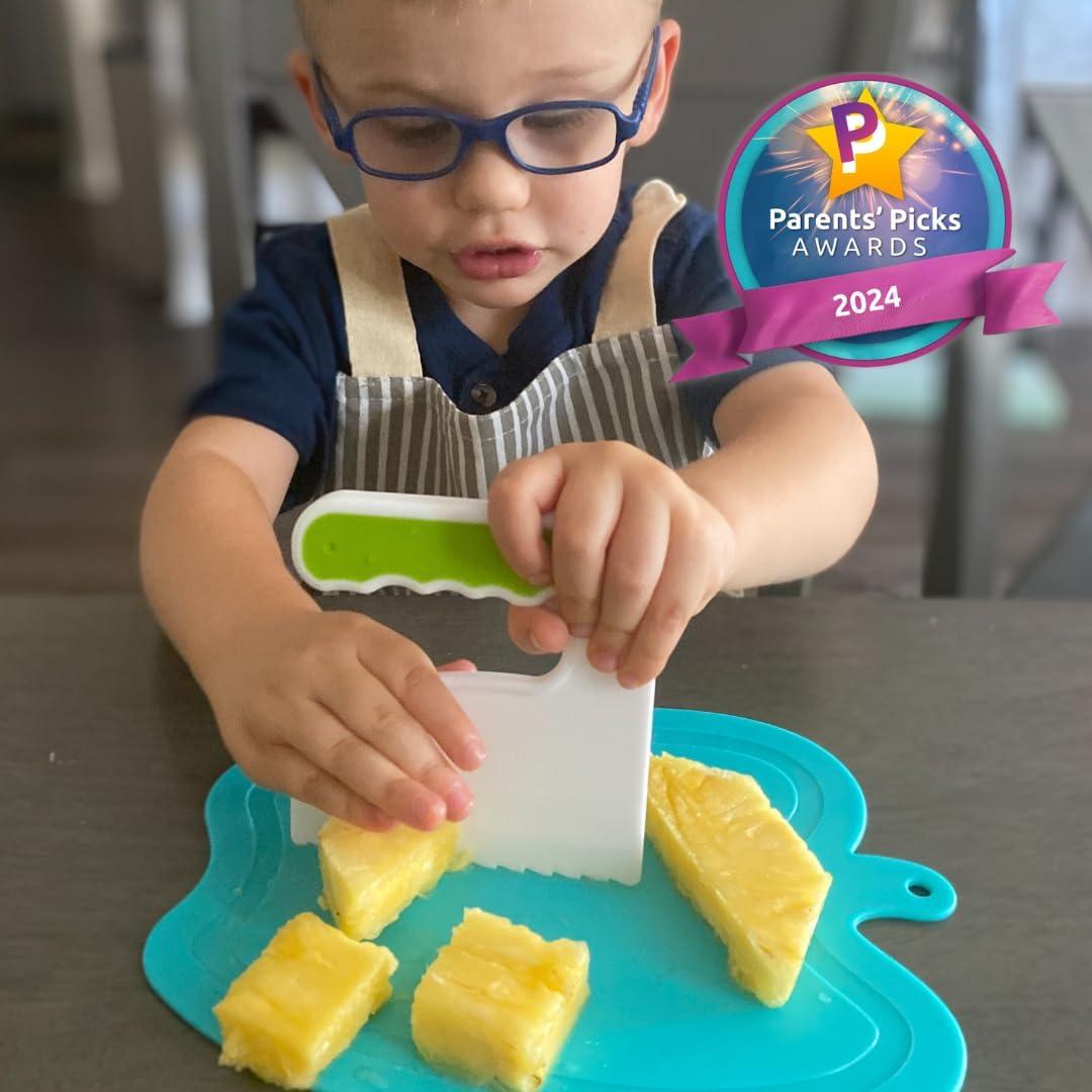 Juego de Corte Tovla Jr. para Niños - Cuchillos Seguros y Utensilios