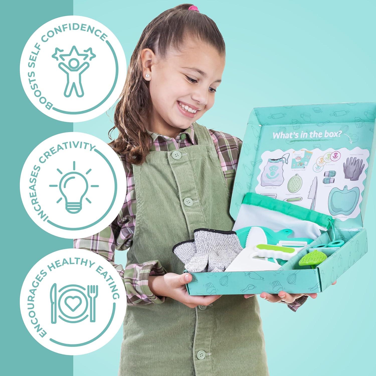 Juego de Corte Tovla Jr. para Niños - Cuchillos Seguros y Utensilios