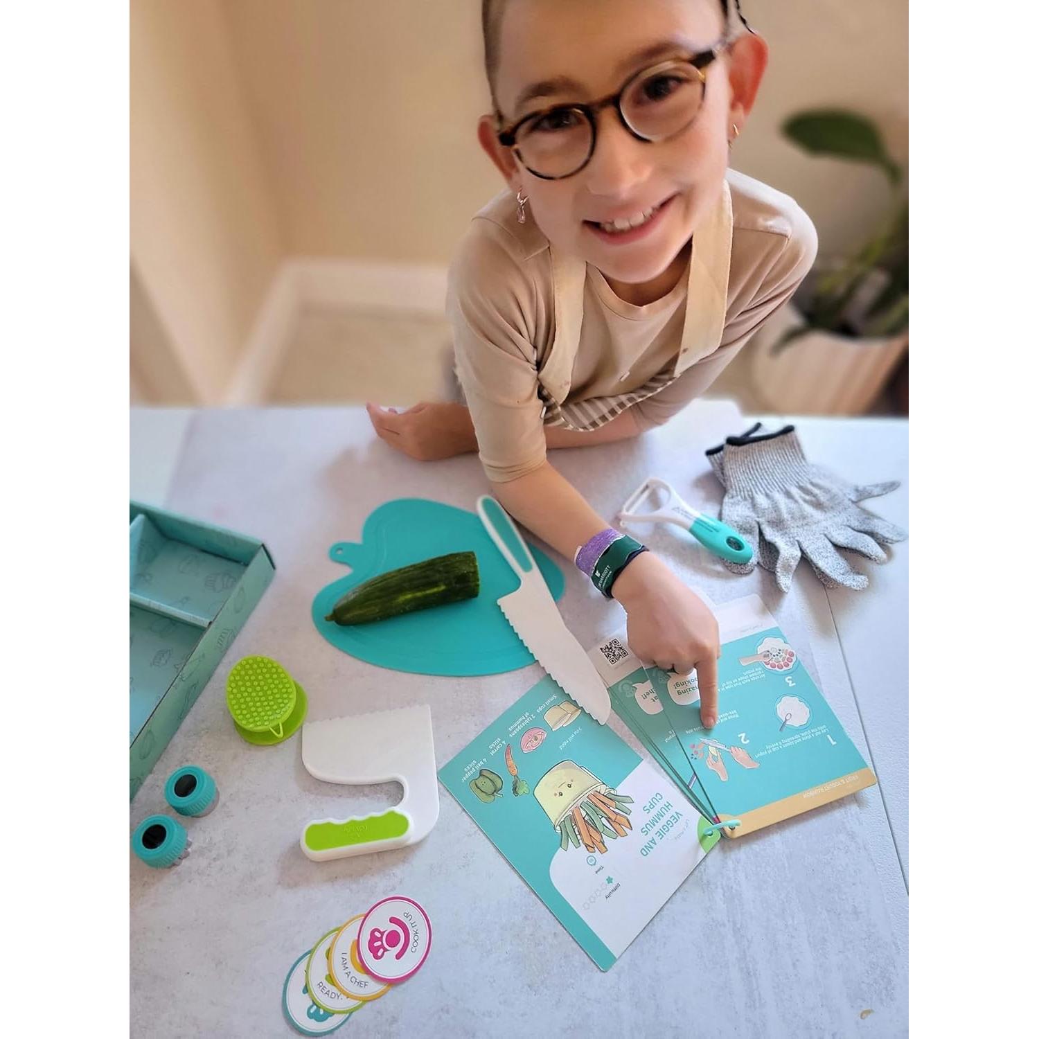 Juego de Corte Tovla Jr. para Niños - Cuchillos Seguros y Utensilios