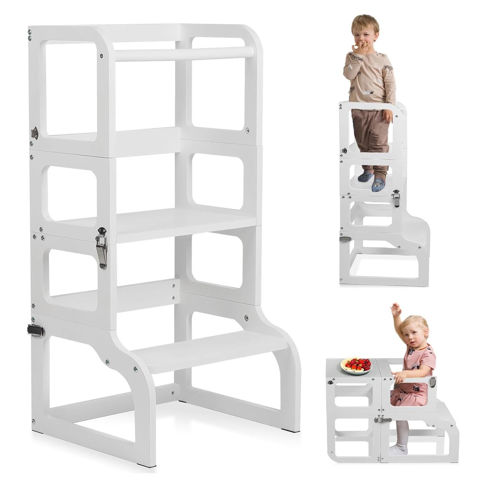 Taburete Plegable para Niños EP EXERCISE N PLAY Blanco 43.94cm