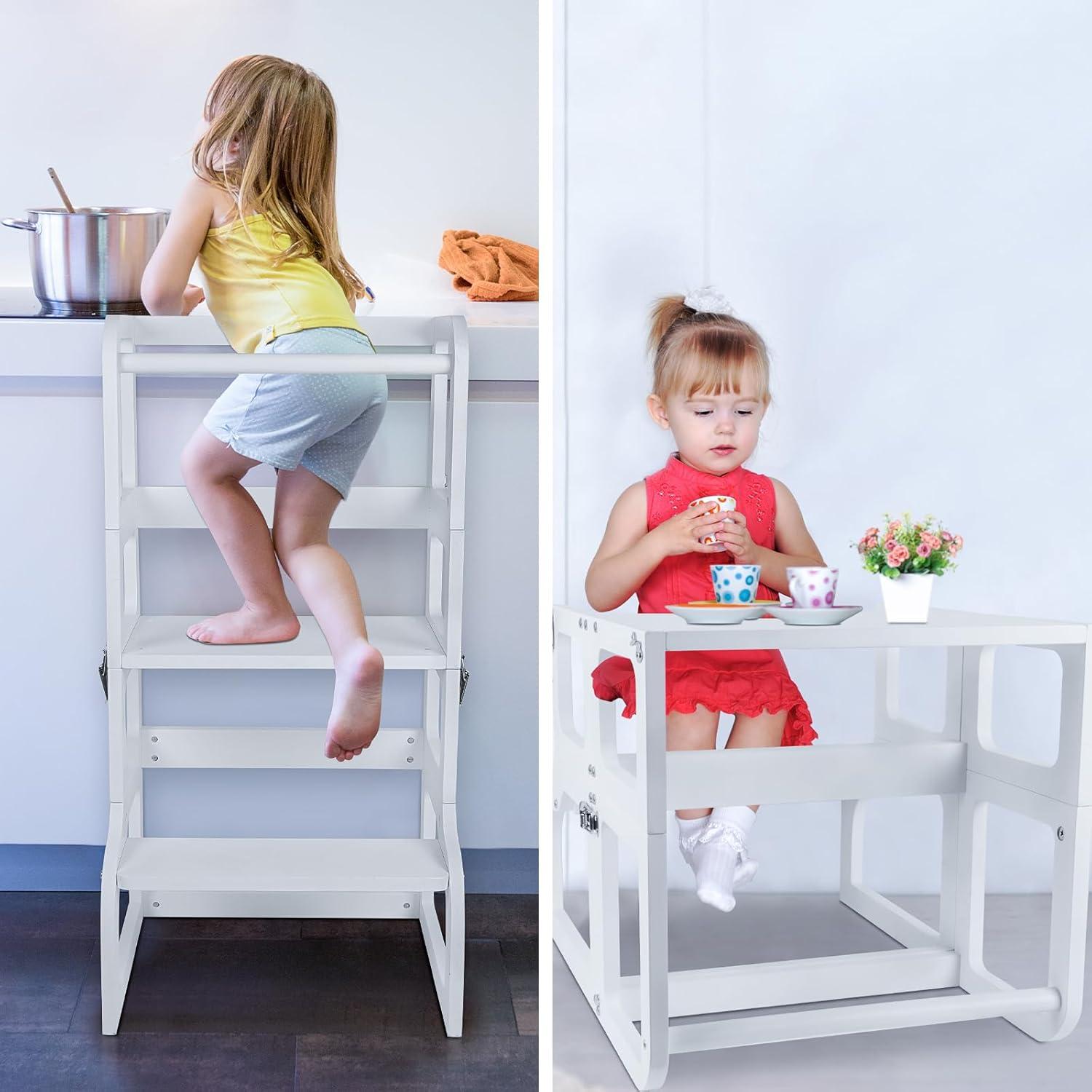 Taburete Plegable para Niños EP EXERCISE N PLAY Blanco 43.94cm