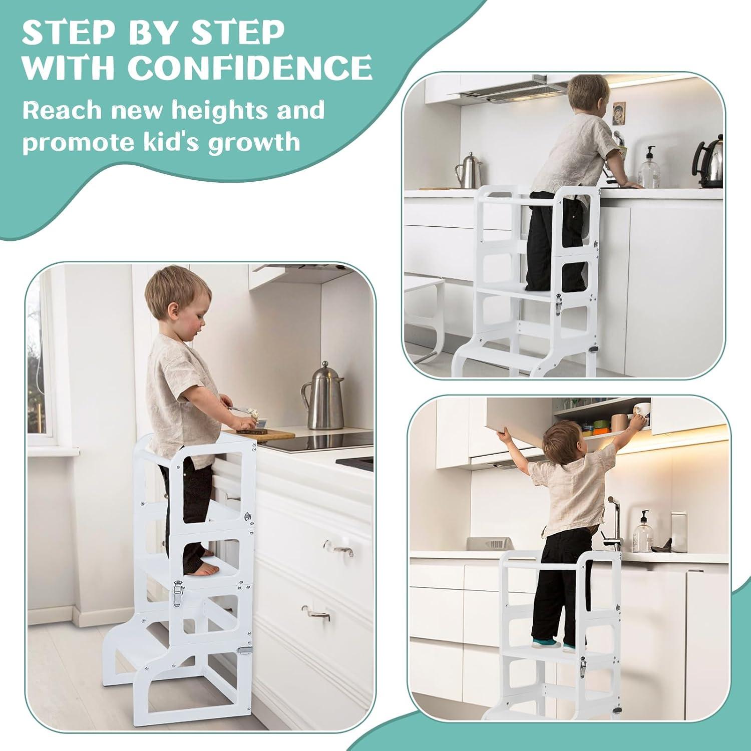 Taburete Plegable para Niños EP EXERCISE N PLAY Blanco 43.94cm