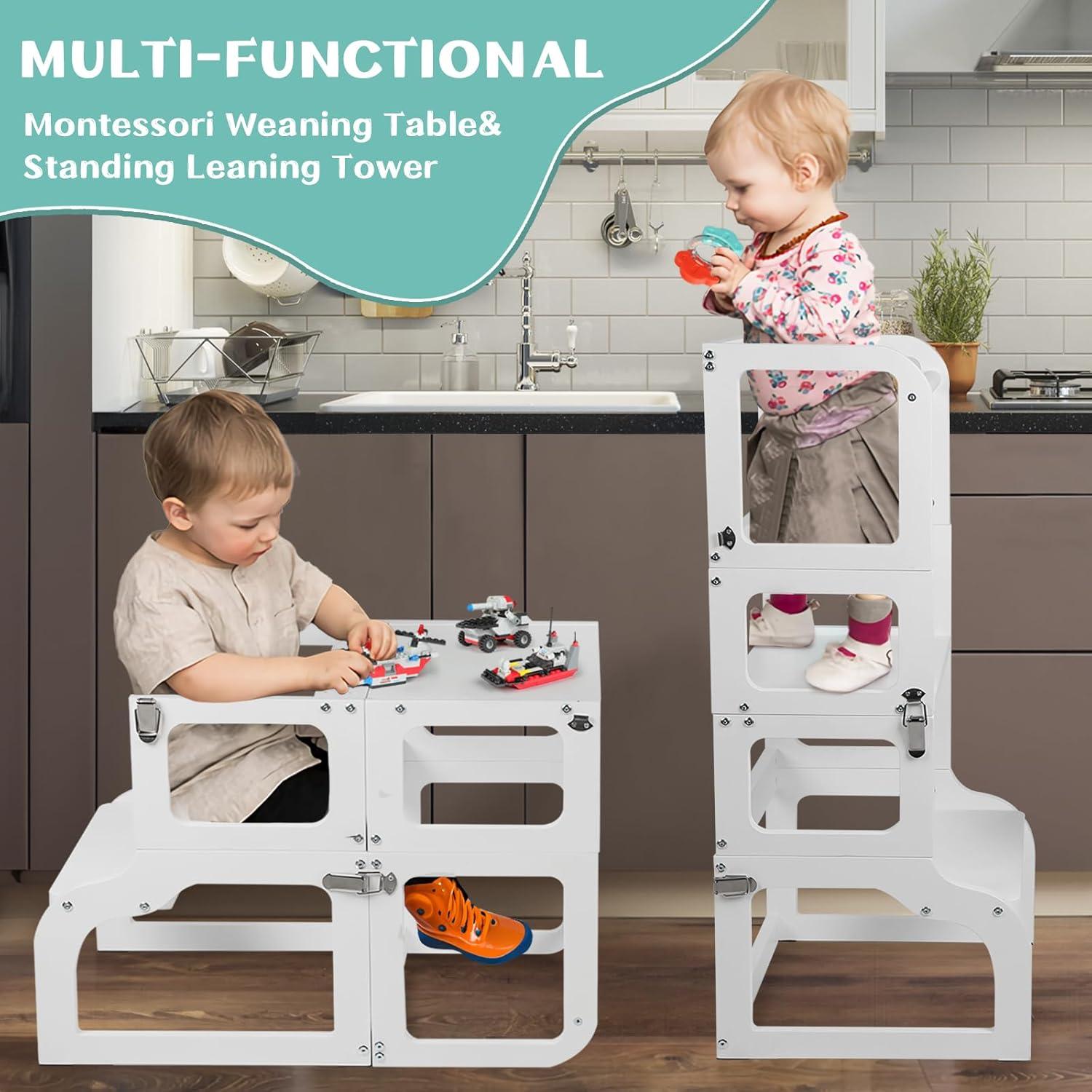 Taburete Plegable para Niños EP EXERCISE N PLAY Blanco 43.94cm