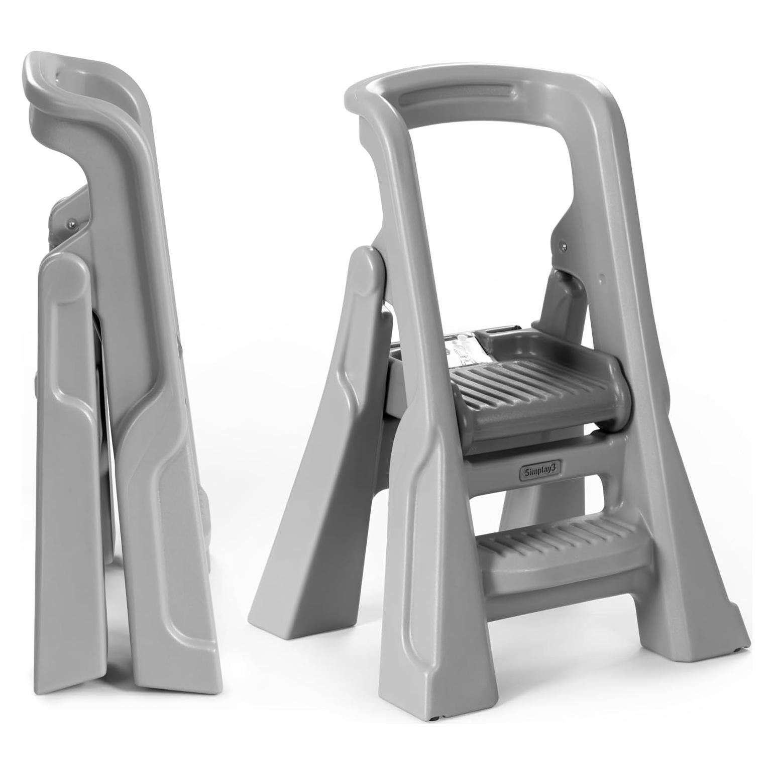 Torre de Aprendizaje Plegable Simplay3 para Niños 86.4 cm Gris