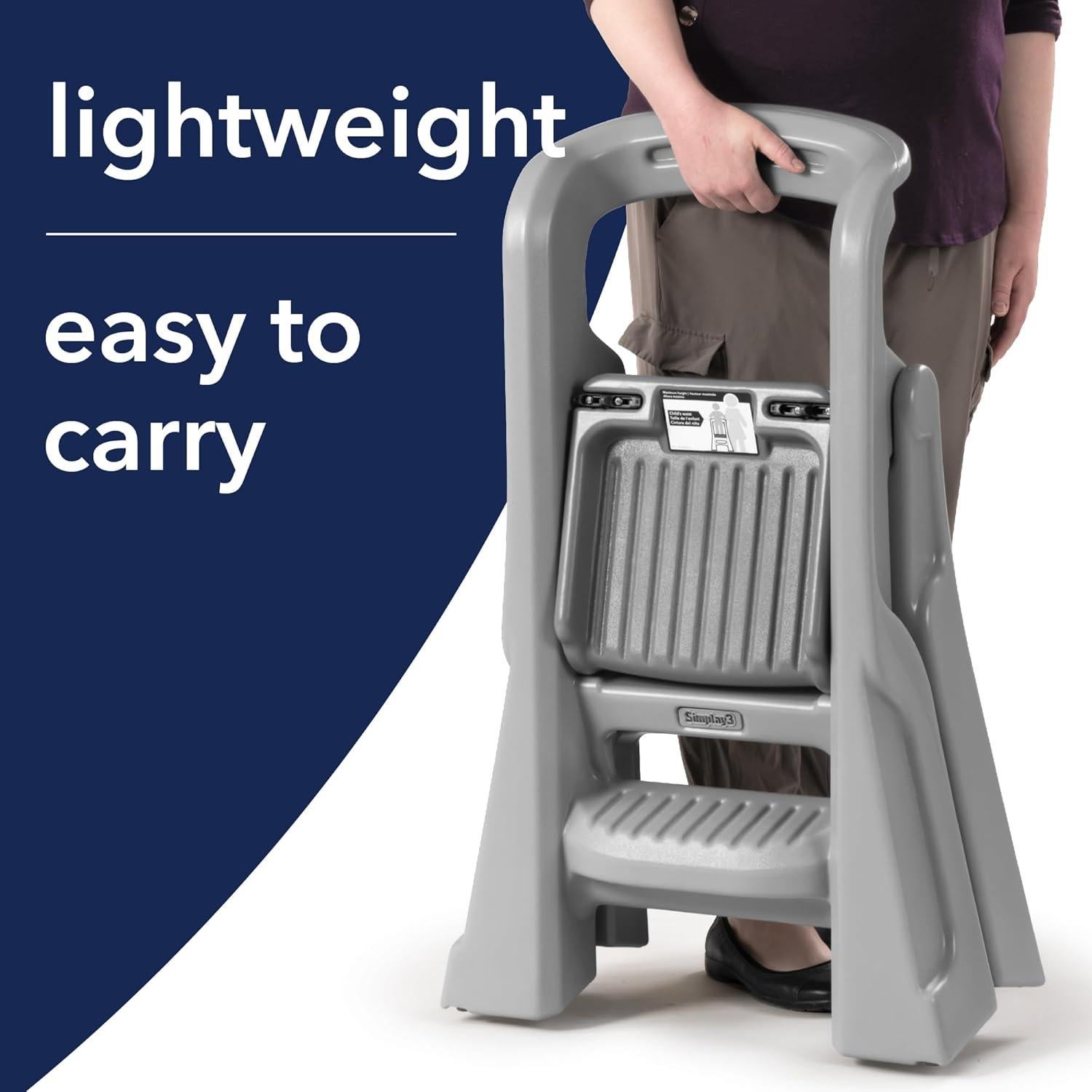 Torre de Aprendizaje Plegable Simplay3 para Niños 86.4 cm Gris