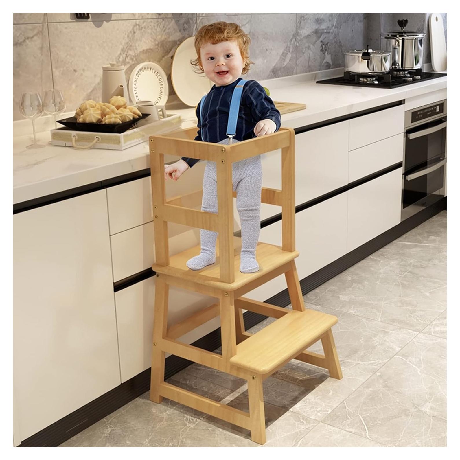 Escalera de Cocina para Niños Popin Lover - Torre de Aprendizaje 68kg