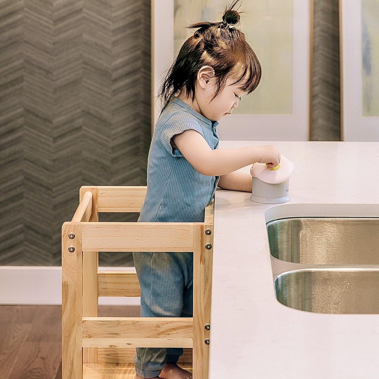 Escalera de Cocina para Niños Popin Lover - Torre de Aprendizaje 68kg