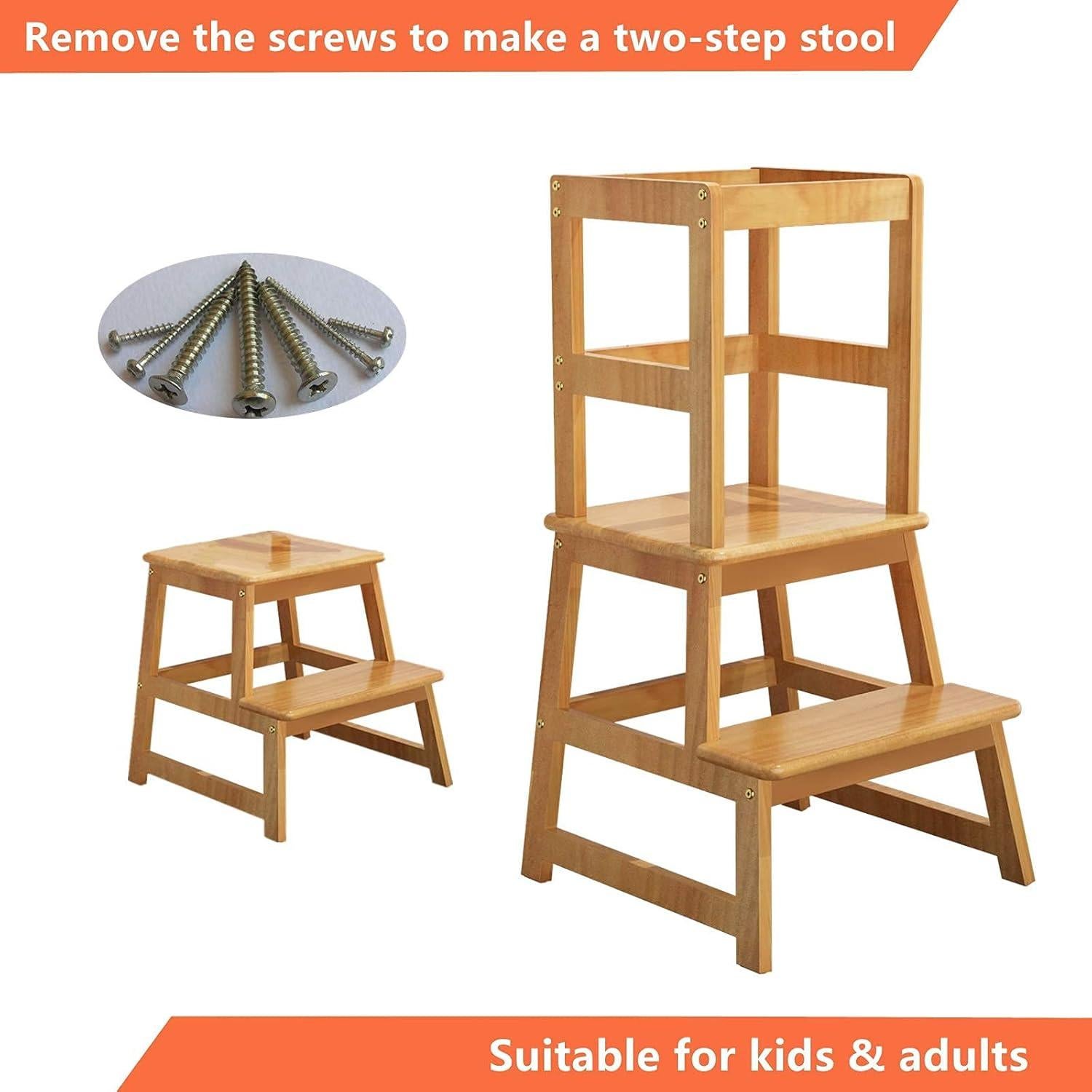 Escalera de Cocina para Niños Popin Lover - Torre de Aprendizaje 68kg