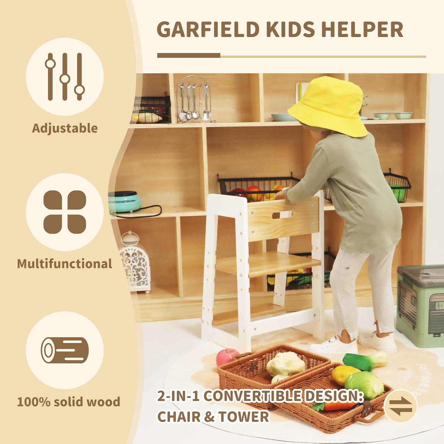 Escalera Silla 2-en-1 Damoch para Niños - Taburete Ajustable