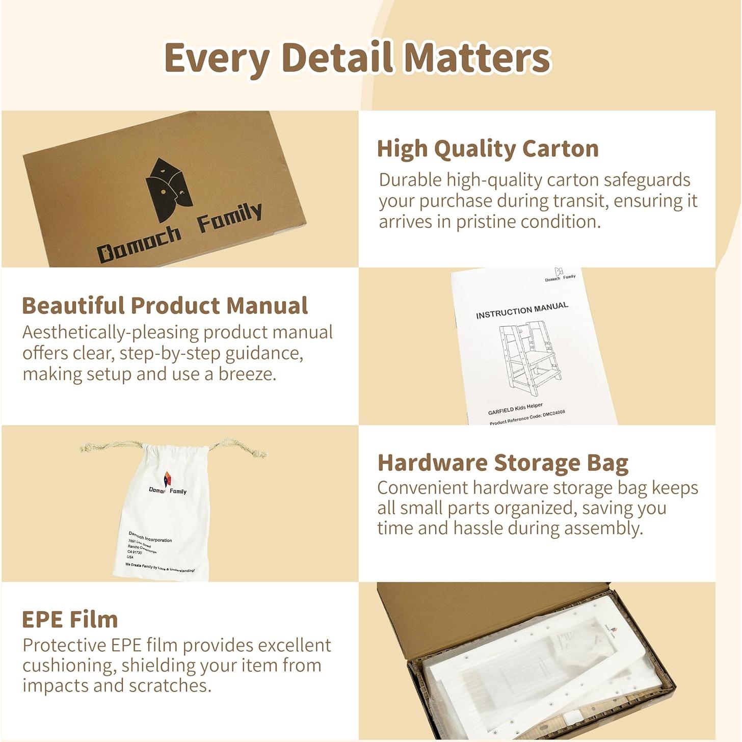 Escalera Silla 2-en-1 Damoch para Niños - Taburete Ajustable