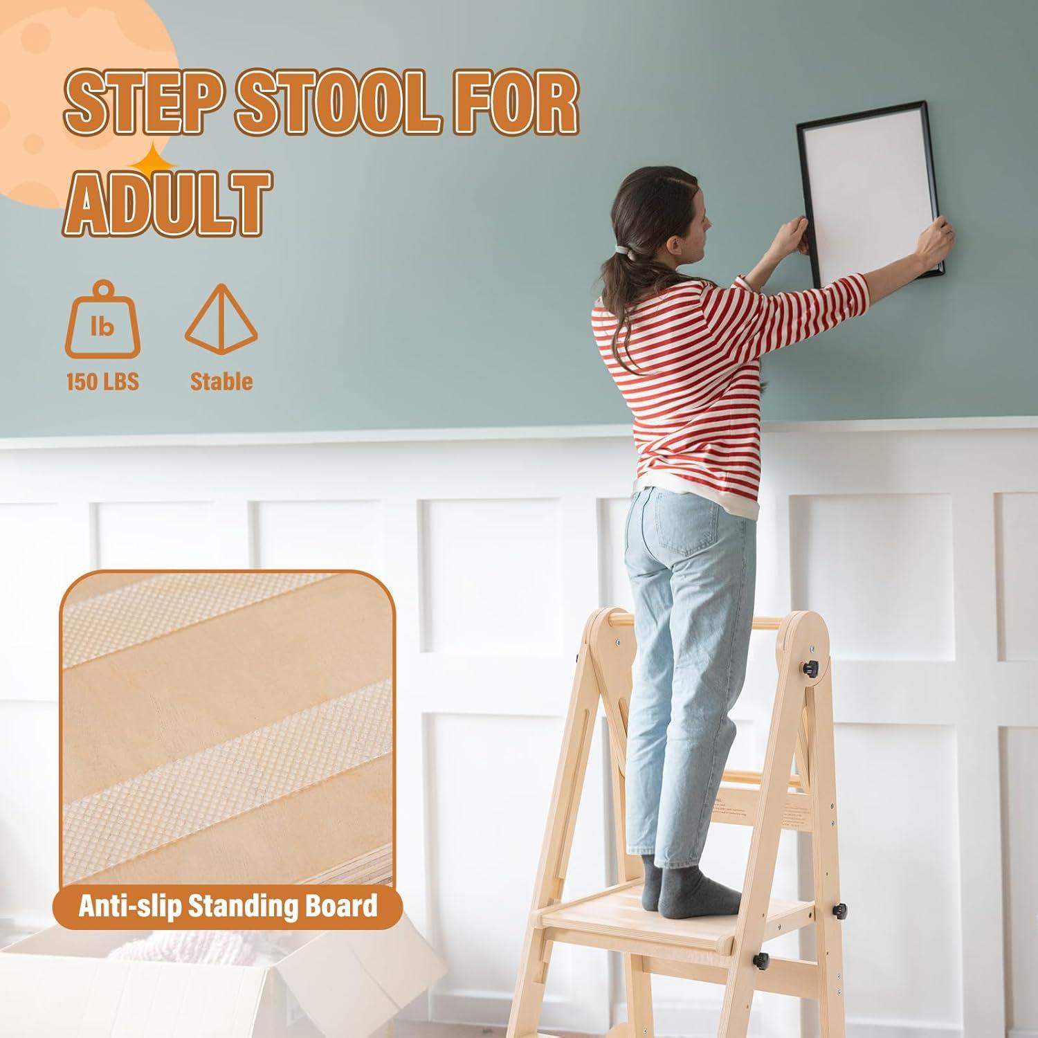 Torre Plegable para Niños Gewitt - Altura Ajustable 3 Niveles