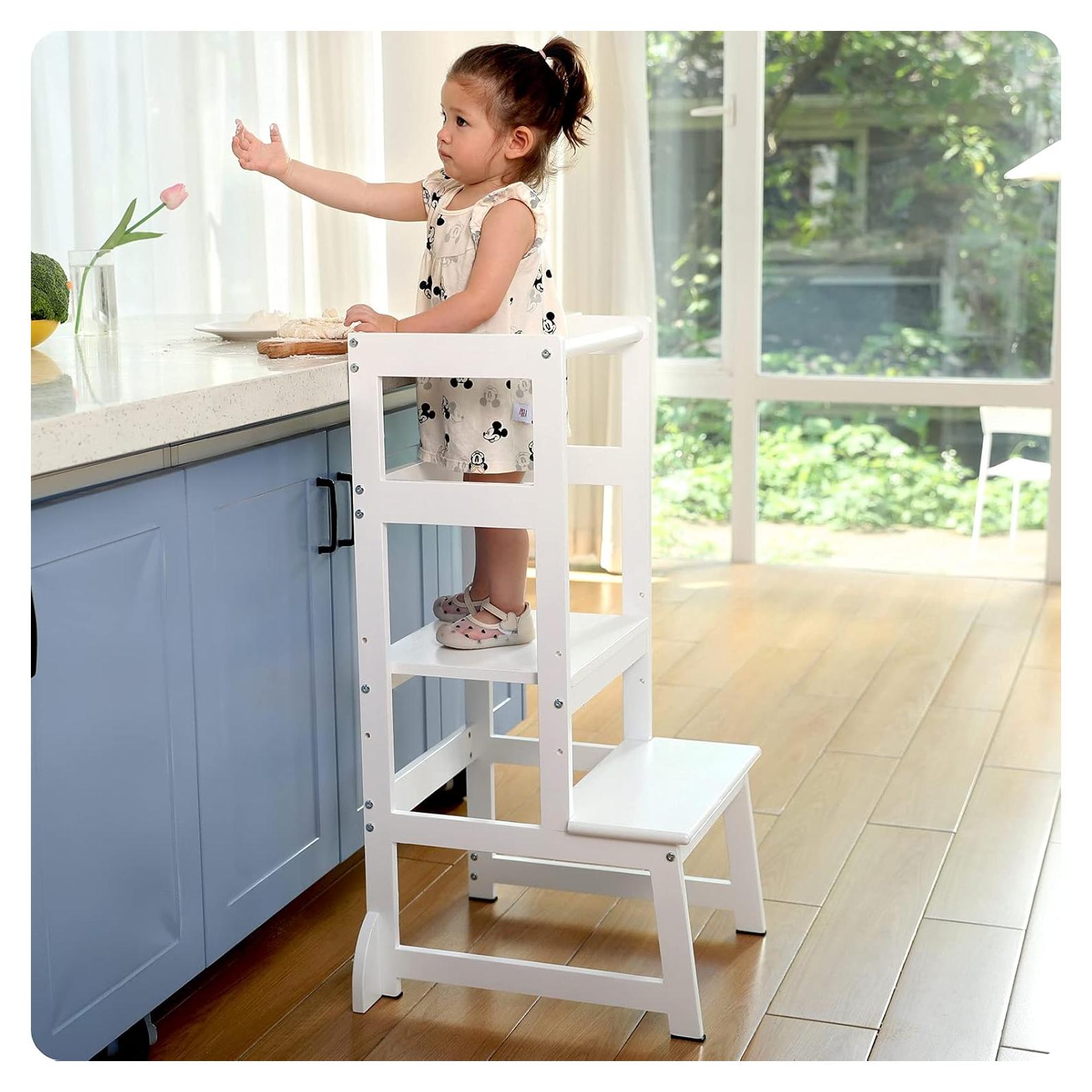 Escalera de cocina ajustable Mangohood LT008 para niños