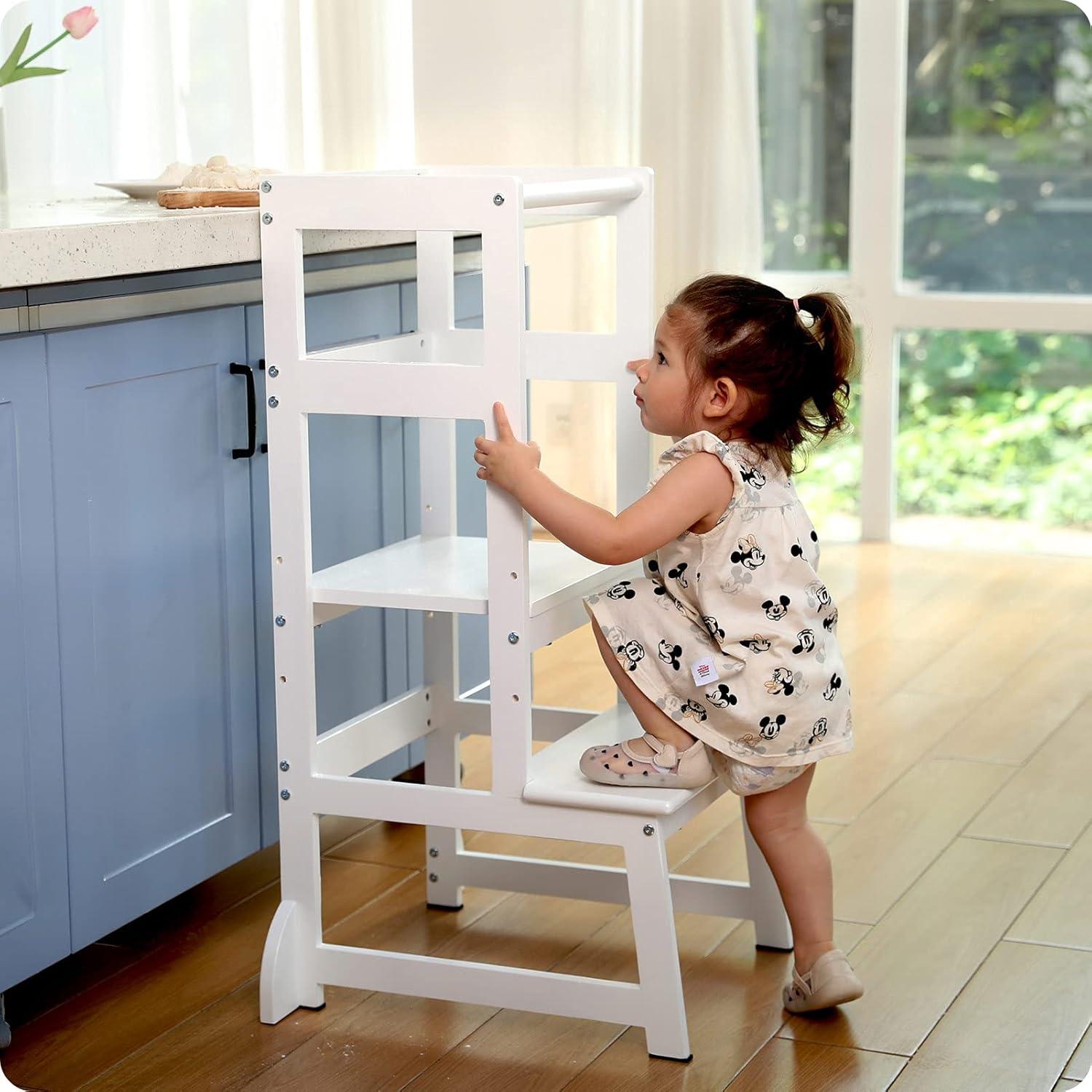 Escalera de cocina ajustable Mangohood LT008 para niños