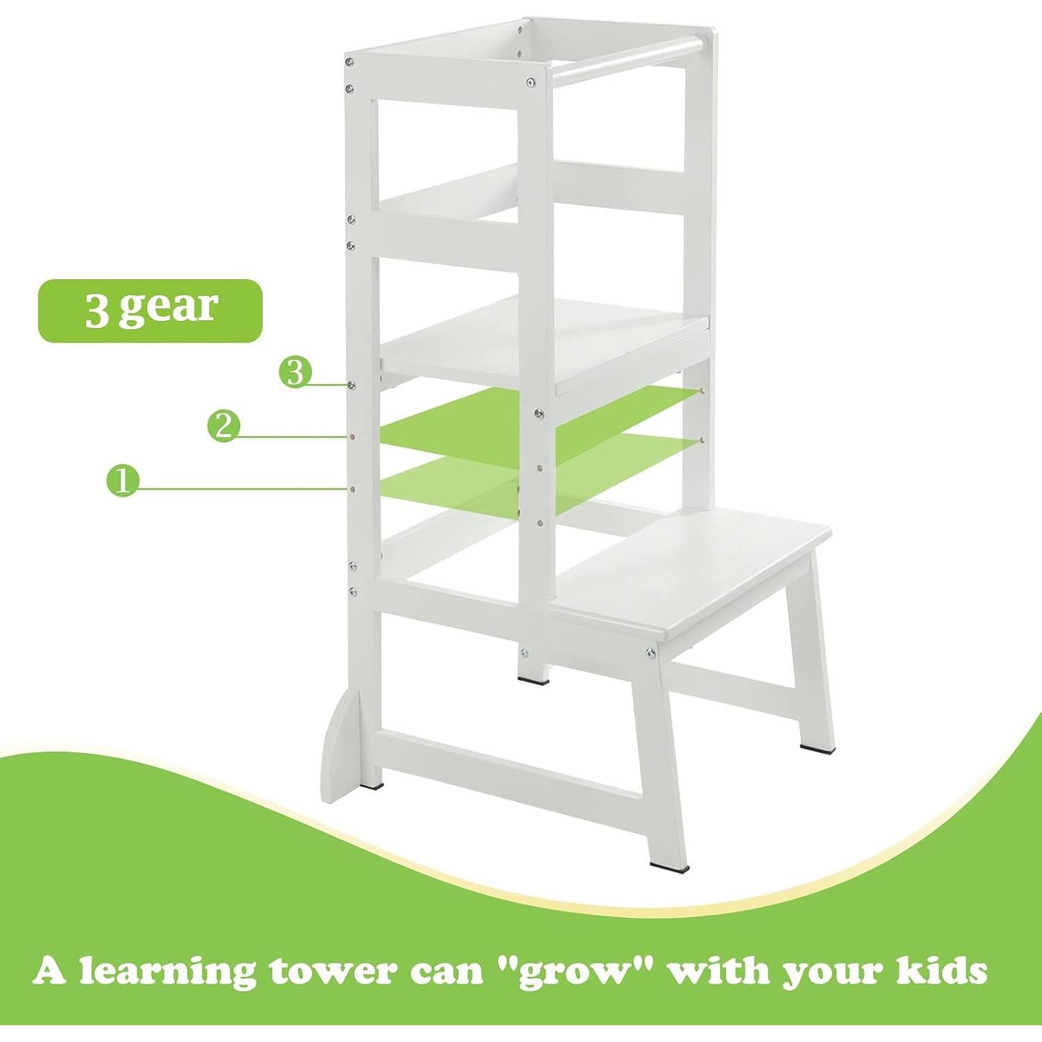 Escalera de cocina ajustable Mangohood LT008 para niños