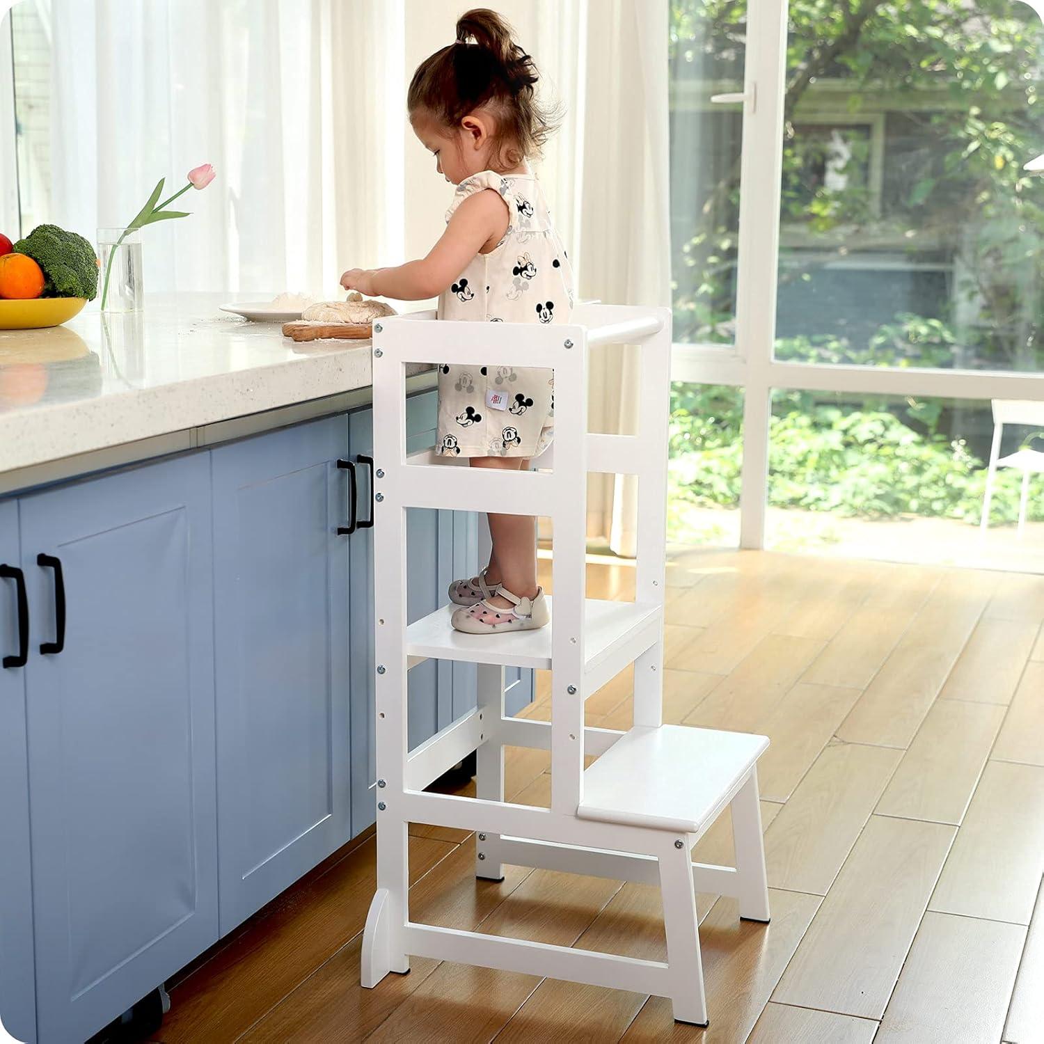 Escalera de cocina ajustable Mangohood LT008 para niños