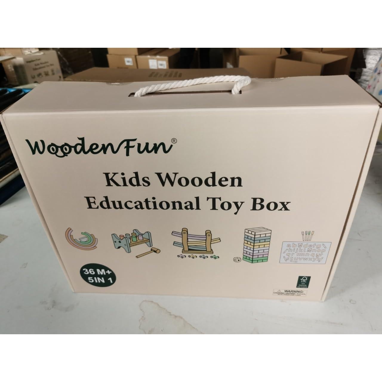 Set de Juguetes Montessori de Madera 5 en 1 - Woodenfun