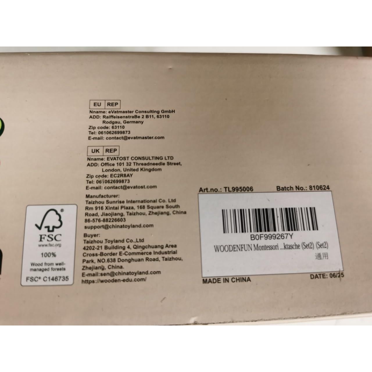 Set de Juguetes Montessori de Madera 5 en 1 - Woodenfun