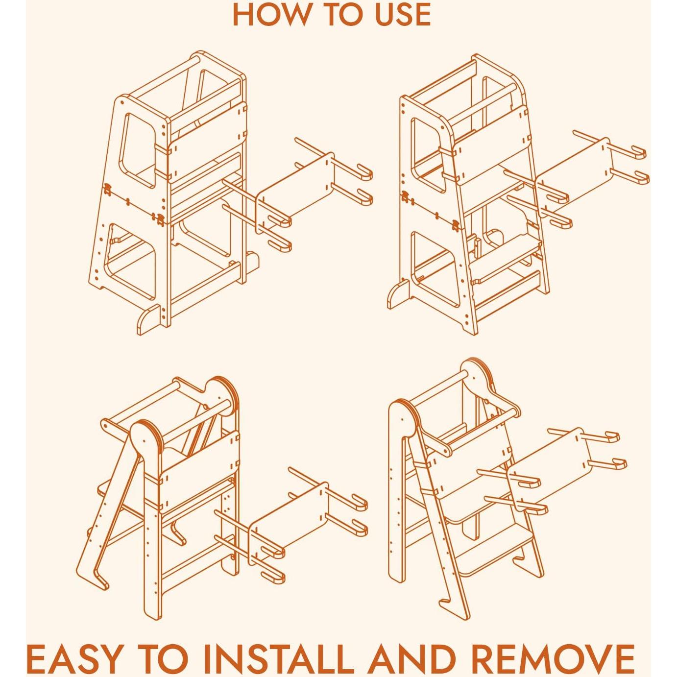 Red de Seguridad Olympe para Torres de Aprendizaje - Rosa Salmón