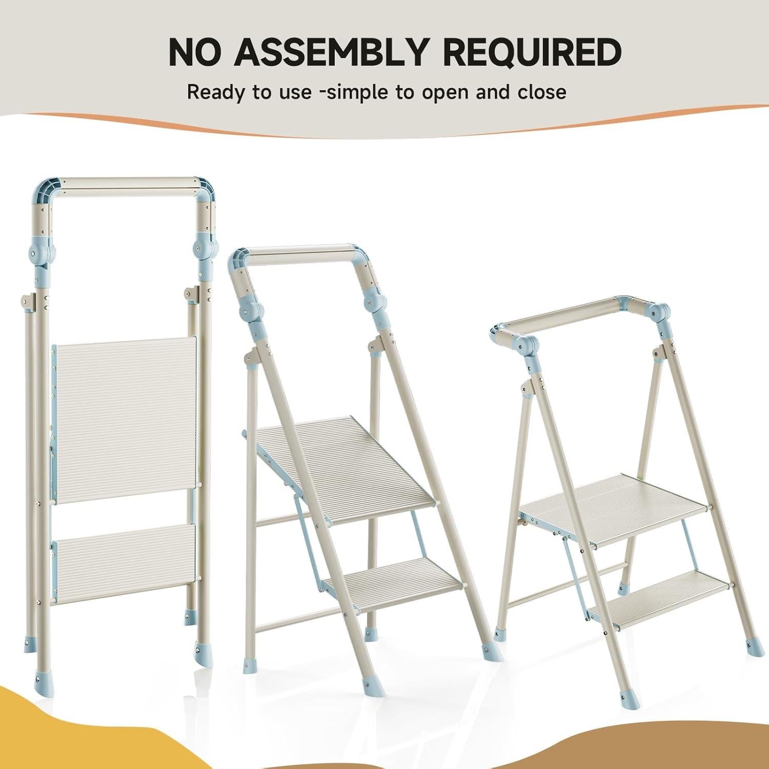 Torre Plegable UNICOO para Niños y Adultos - Escalera 2 Pasos