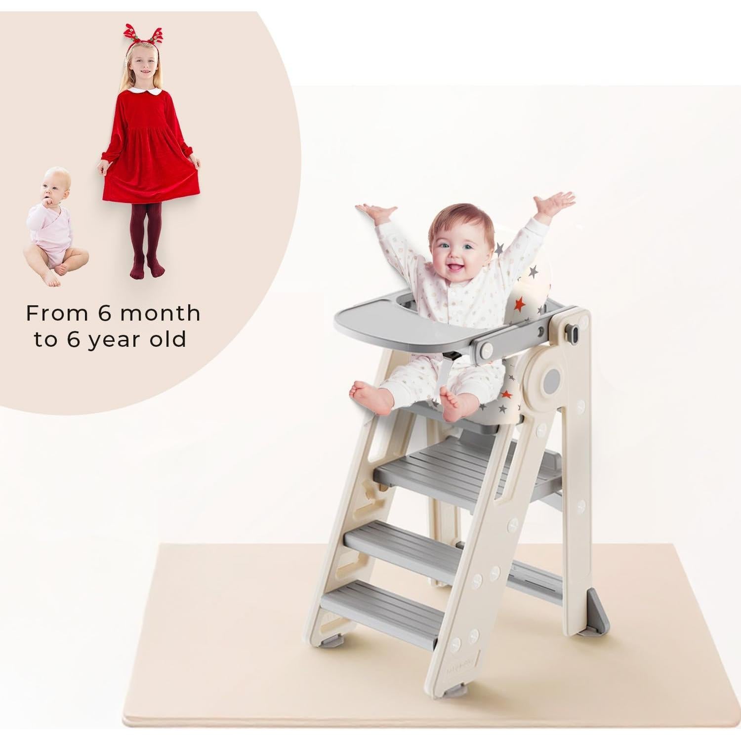 Torre de Aprendizaje Olympe para Niños 1-5 años Plegable